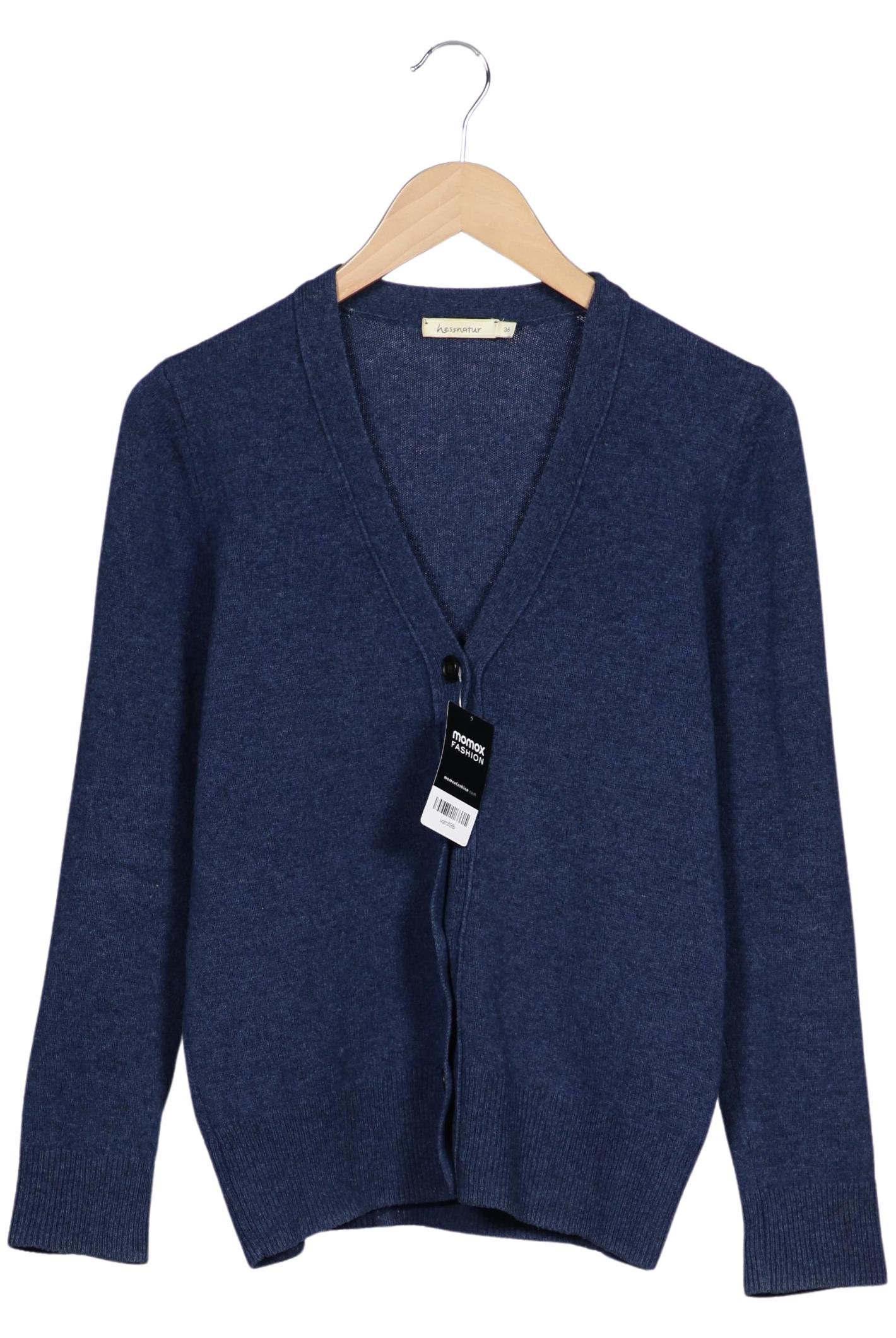

hessnatur Damen Strickjacke, marineblau, Gr. 36