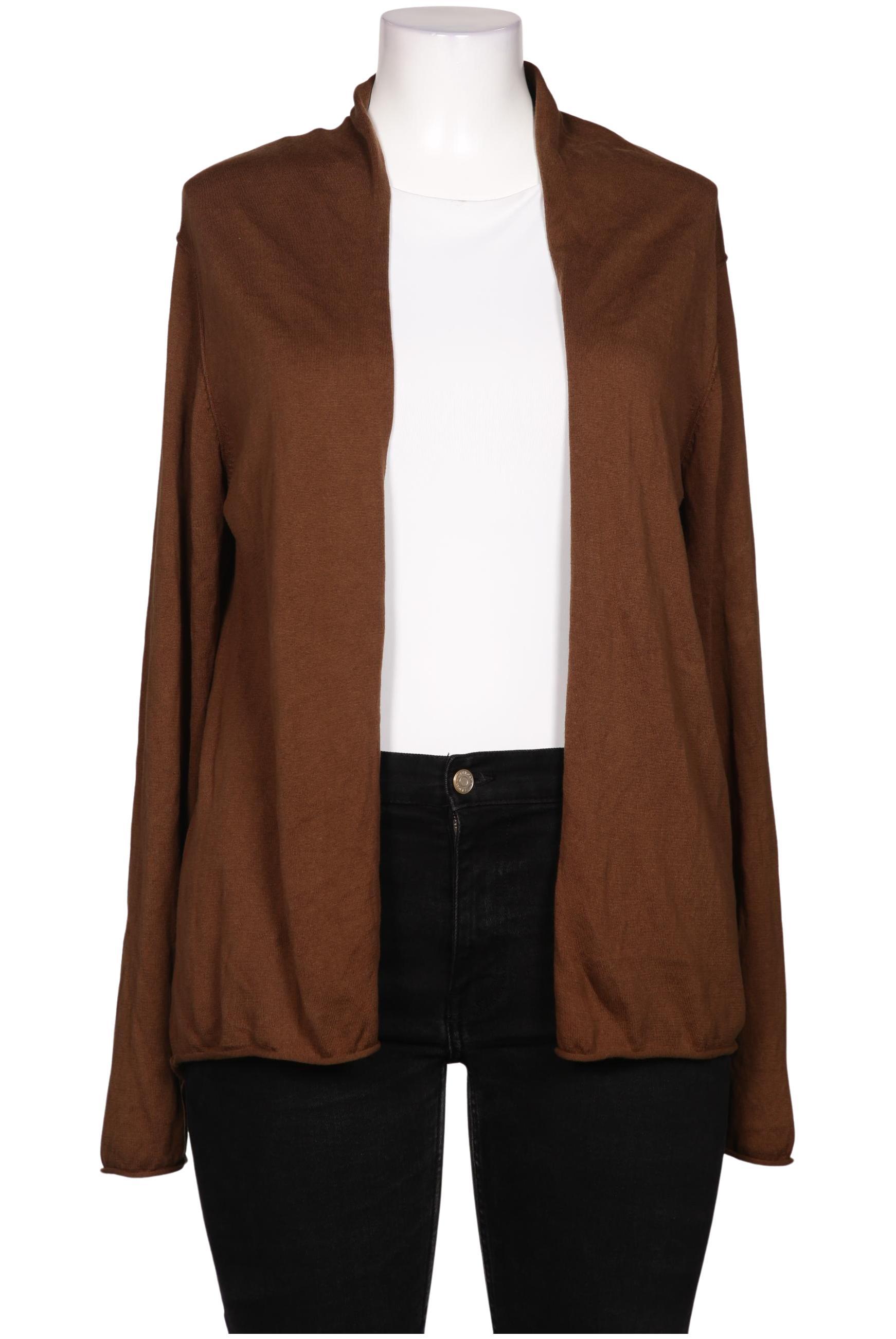 

hessnatur Damen Strickjacke, braun, Gr. 46