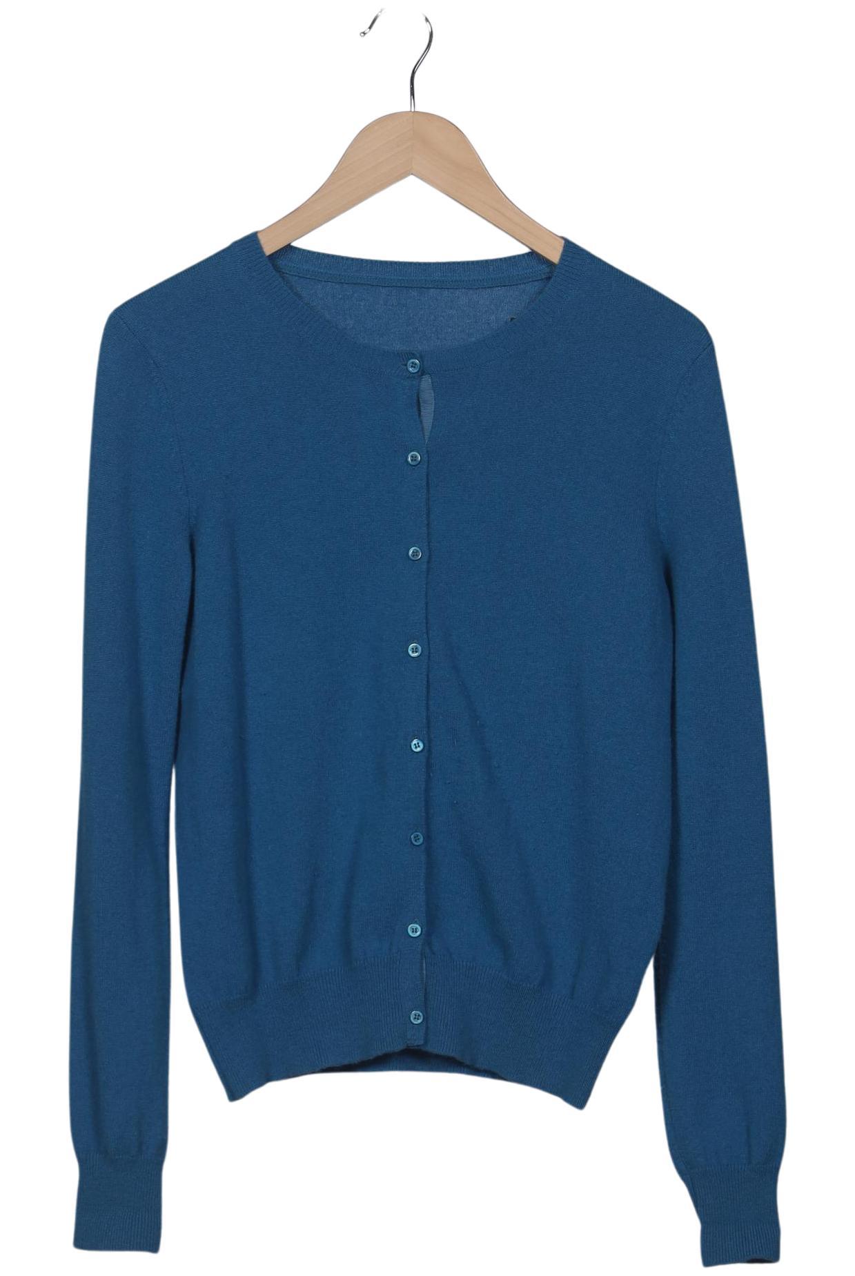 

hessnatur Damen Strickjacke, blau, Gr. 42