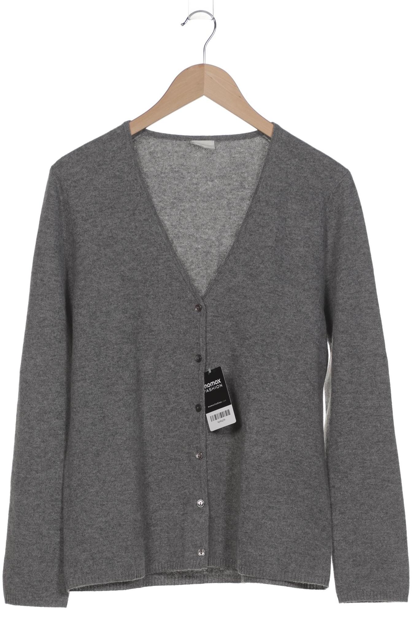 

hessnatur Damen Strickjacke, grau, Gr. 44