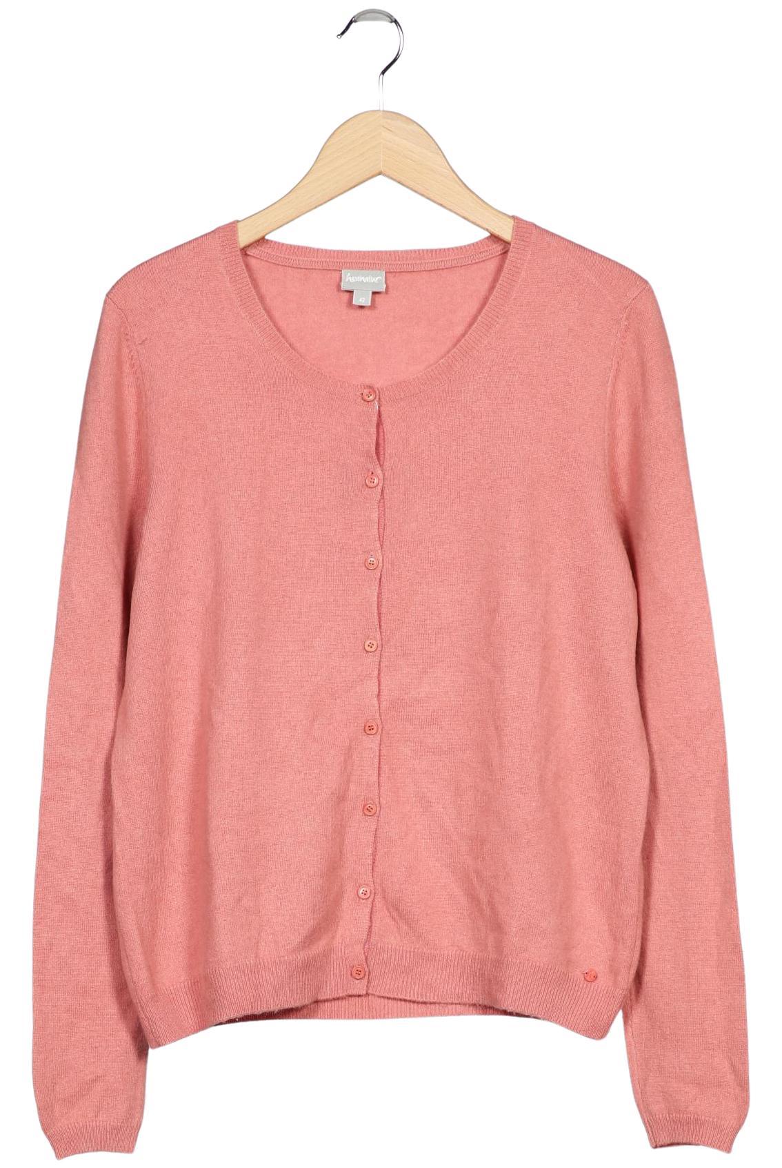 

hessnatur Damen Strickjacke, pink, Gr. 42