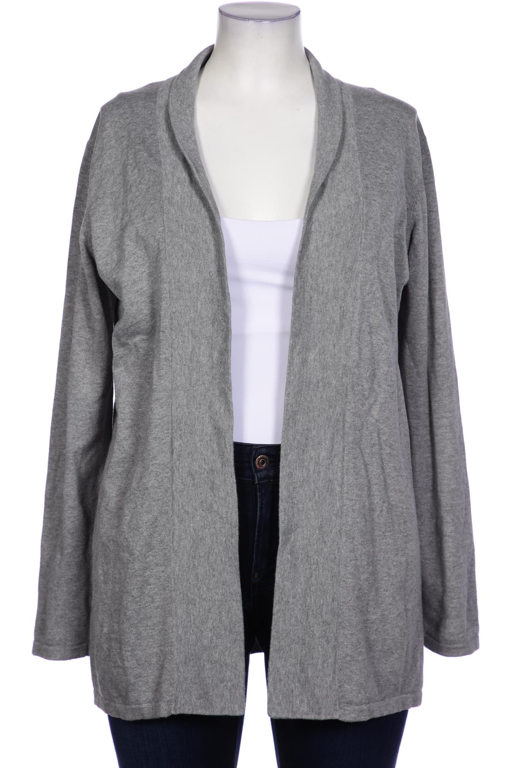 

hessnatur Damen Strickjacke, grau, Gr. 46