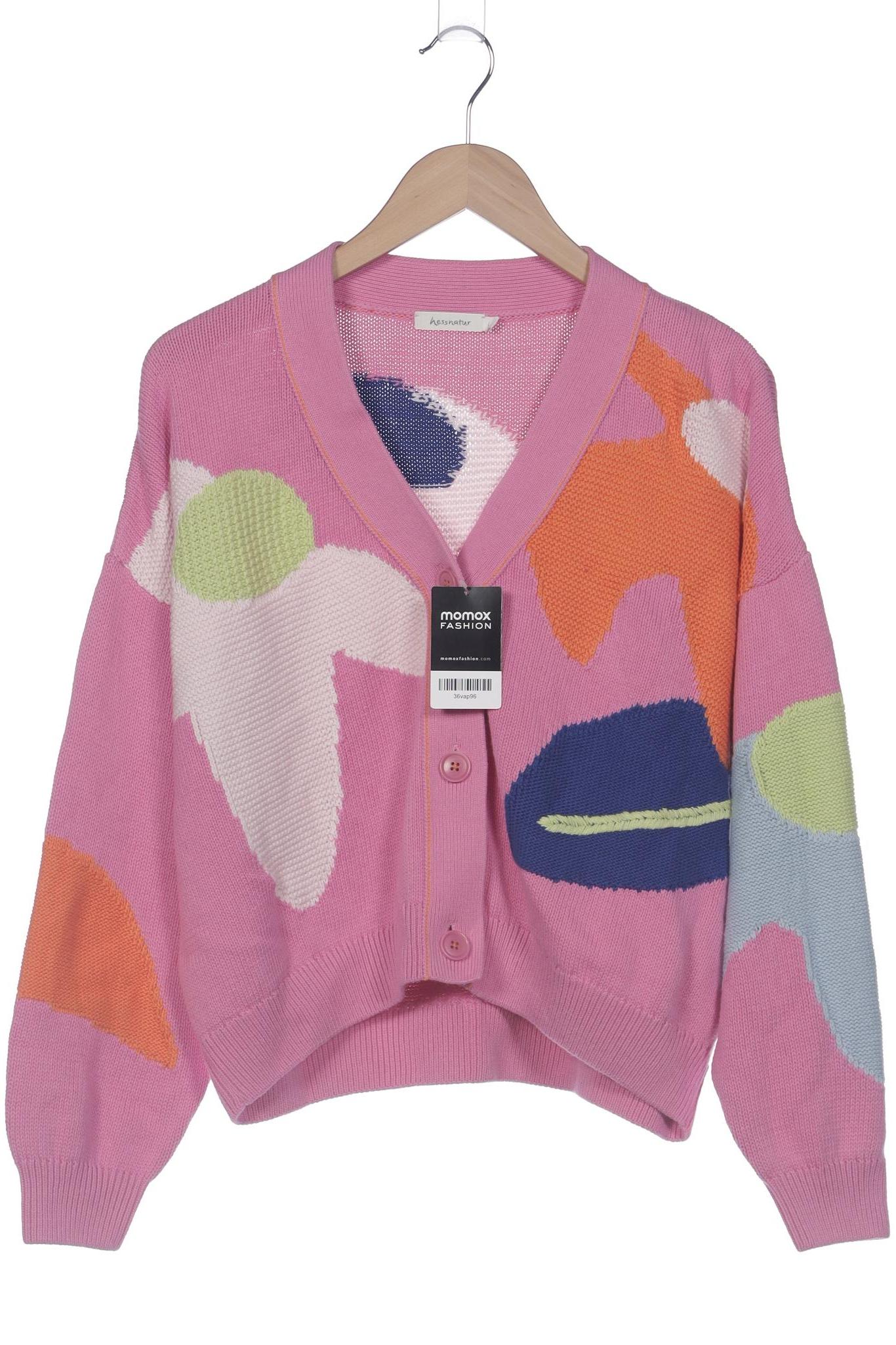 

hessnatur Damen Strickjacke, pink, Gr. 42