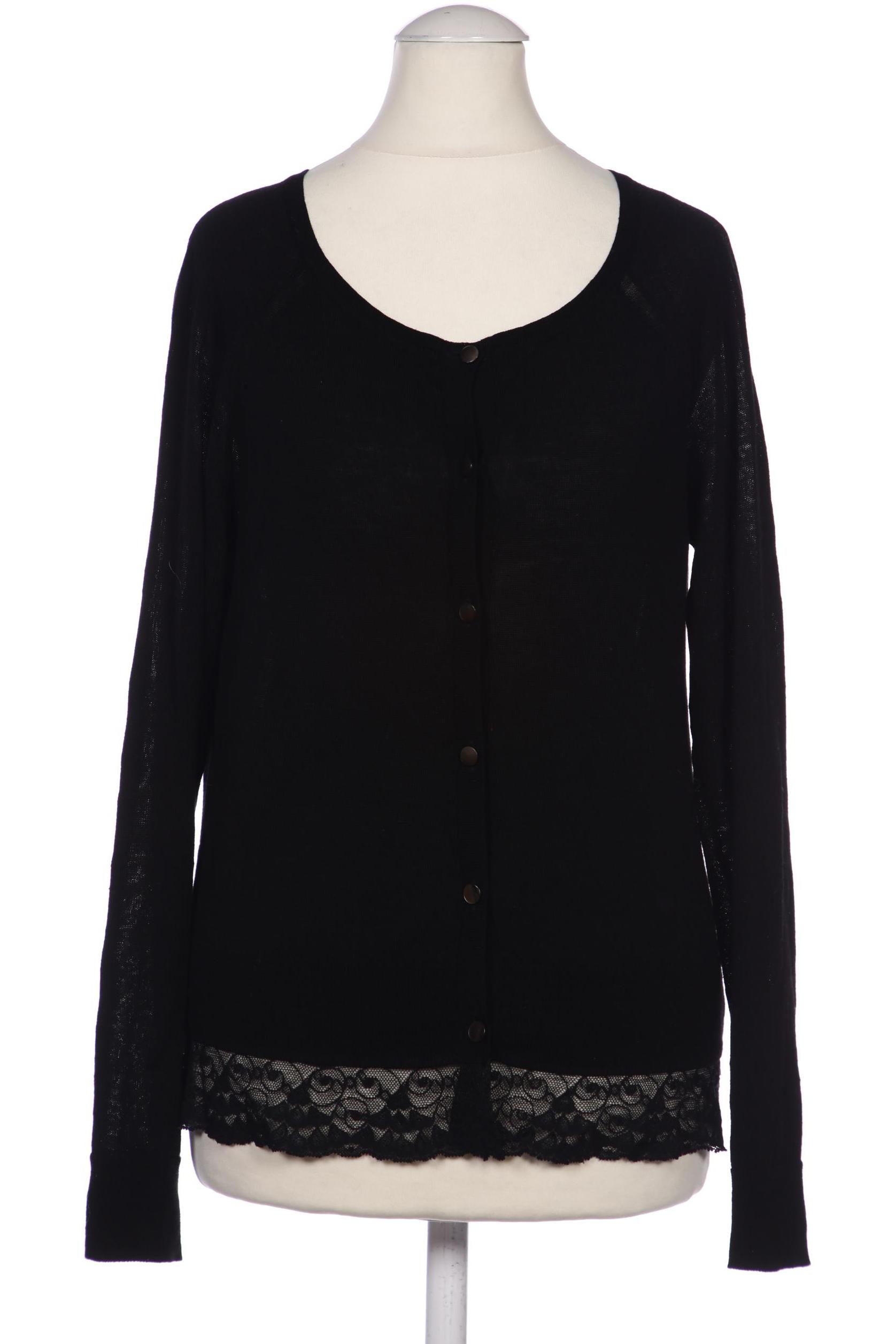 

hessnatur Damen Strickjacke, schwarz, Gr. 36