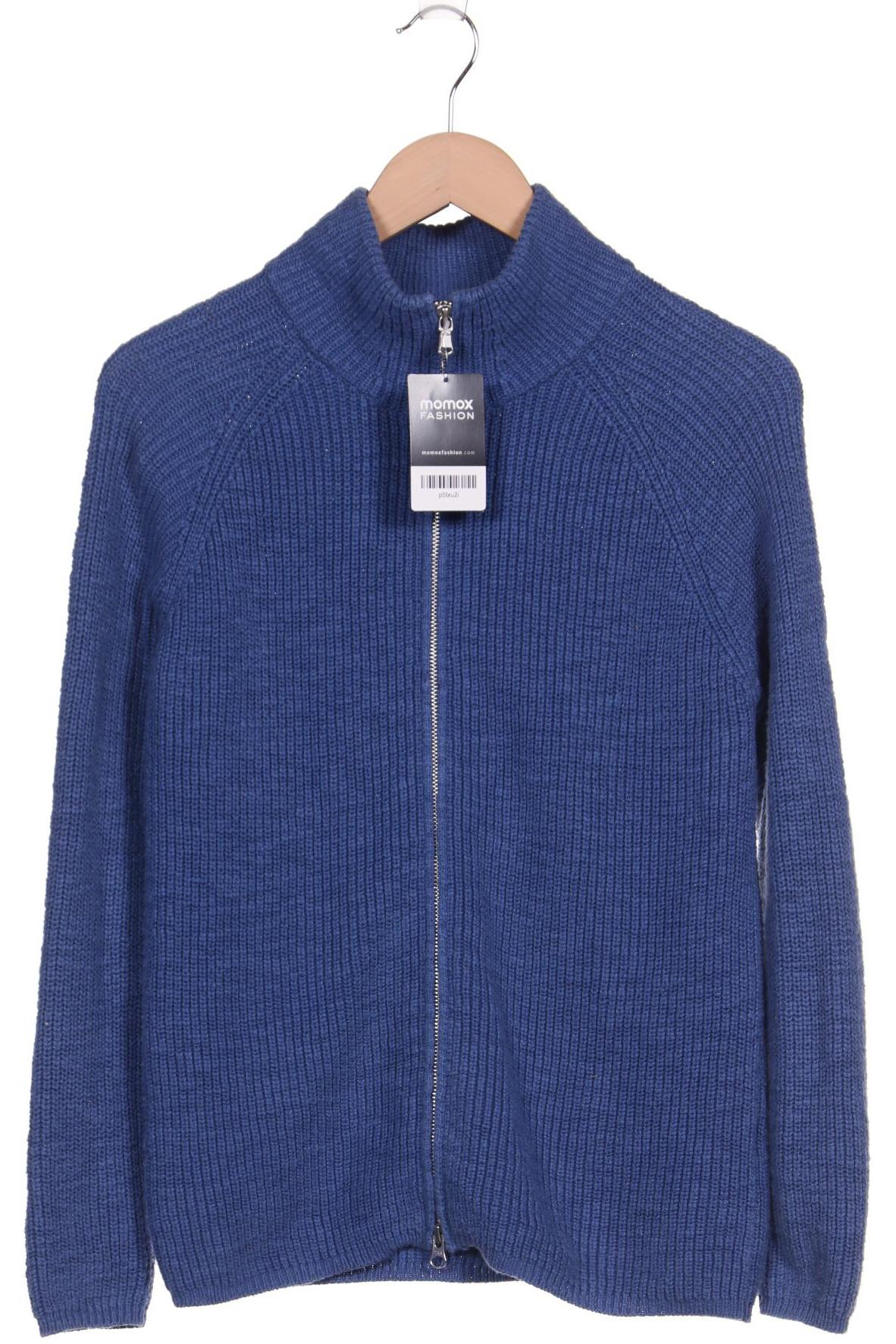 

hessnatur Damen Strickjacke, blau, Gr. 36