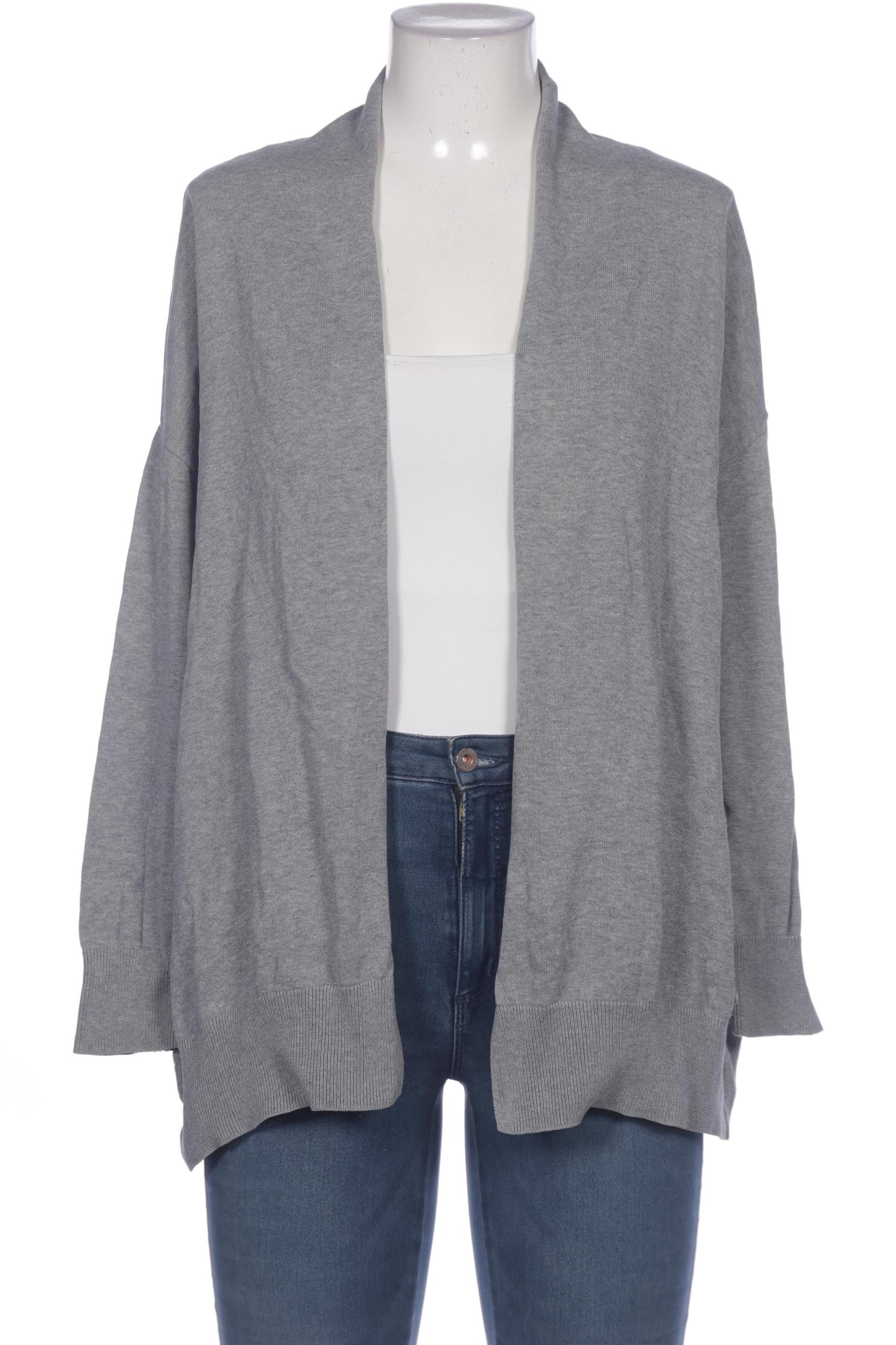 

hessnatur Damen Strickjacke, grau, Gr. 42