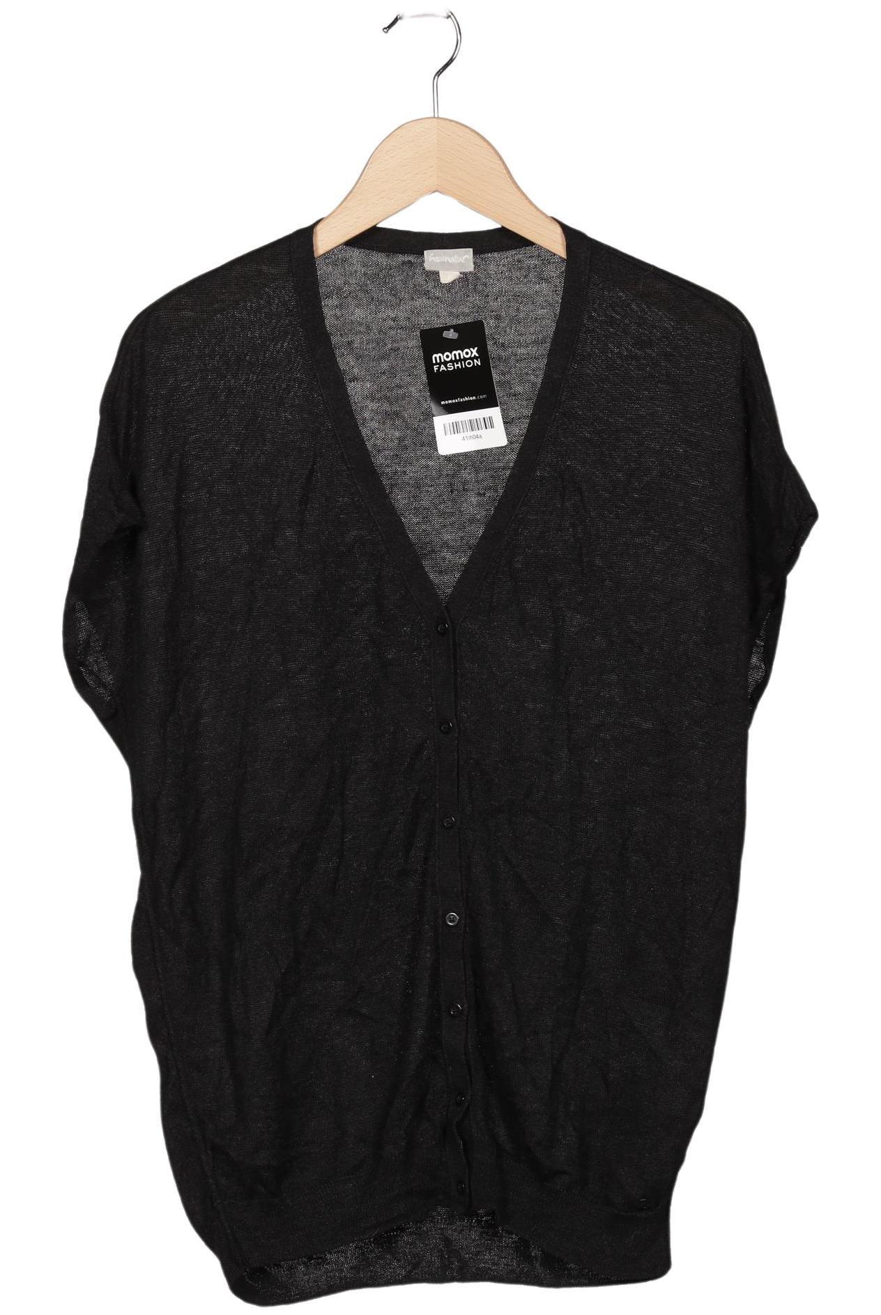 

hessnatur Damen Strickjacke, schwarz, Gr. 34