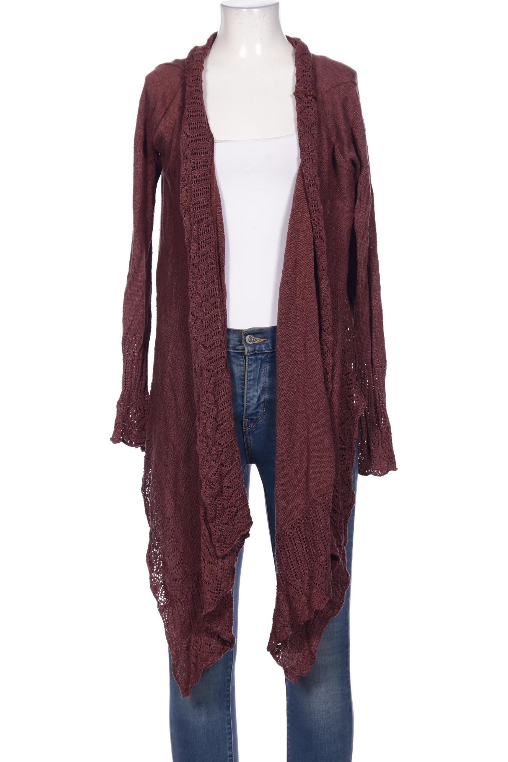 

hessnatur Damen Strickjacke, bordeaux, Gr. 34