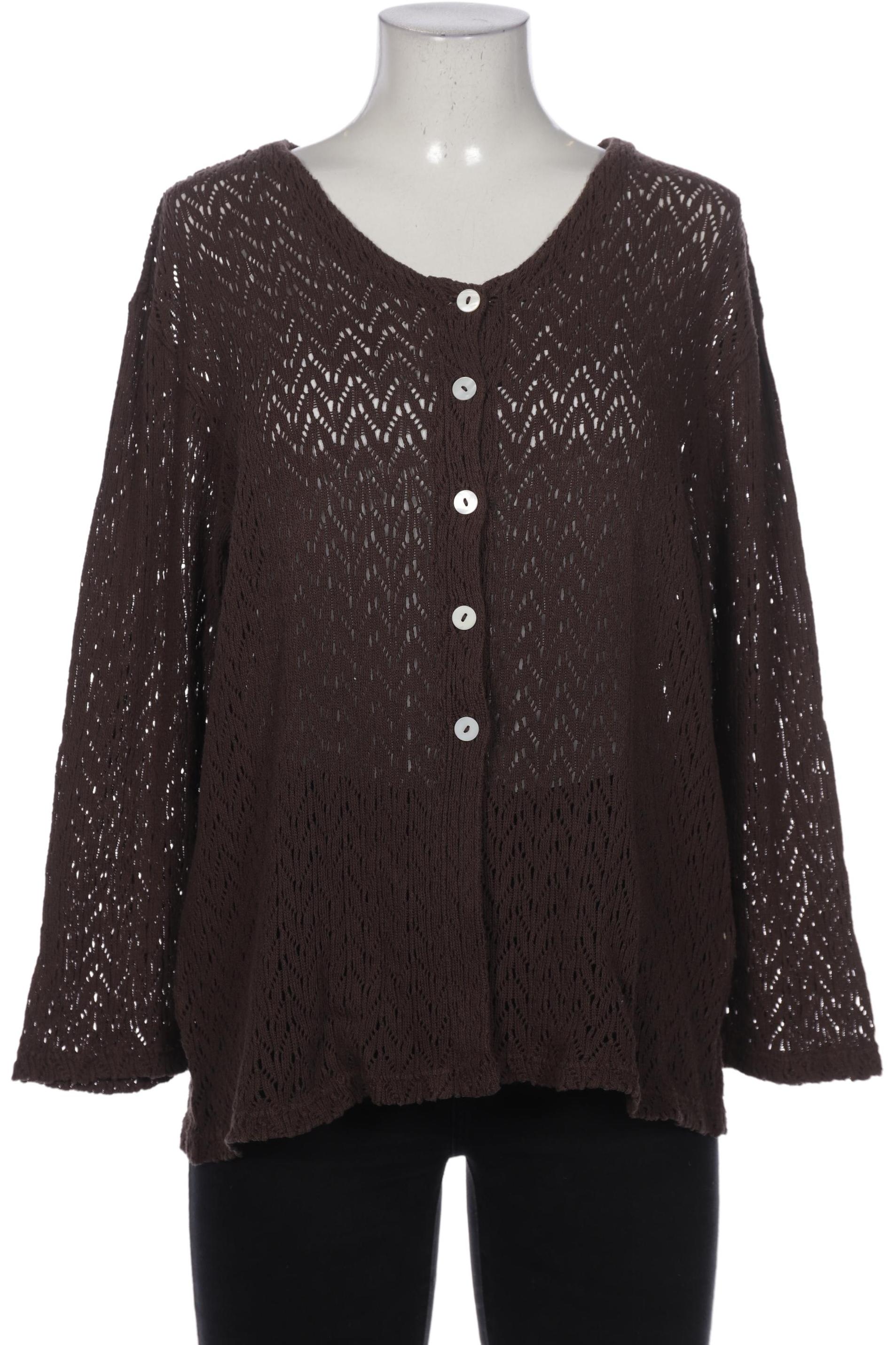 

hessnatur Damen Strickjacke, braun, Gr. 42