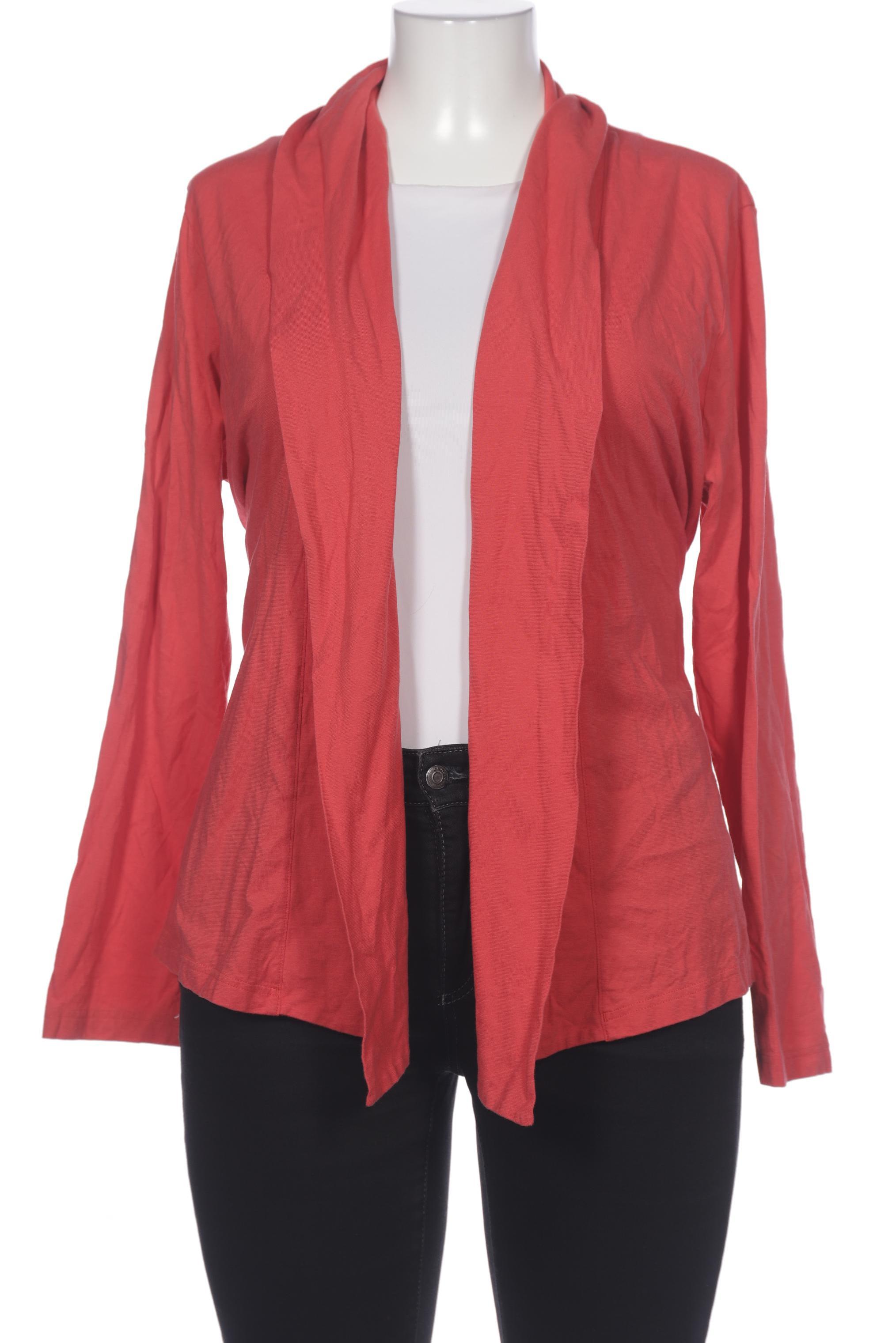 

hessnatur Damen Strickjacke, orange, Gr. 48