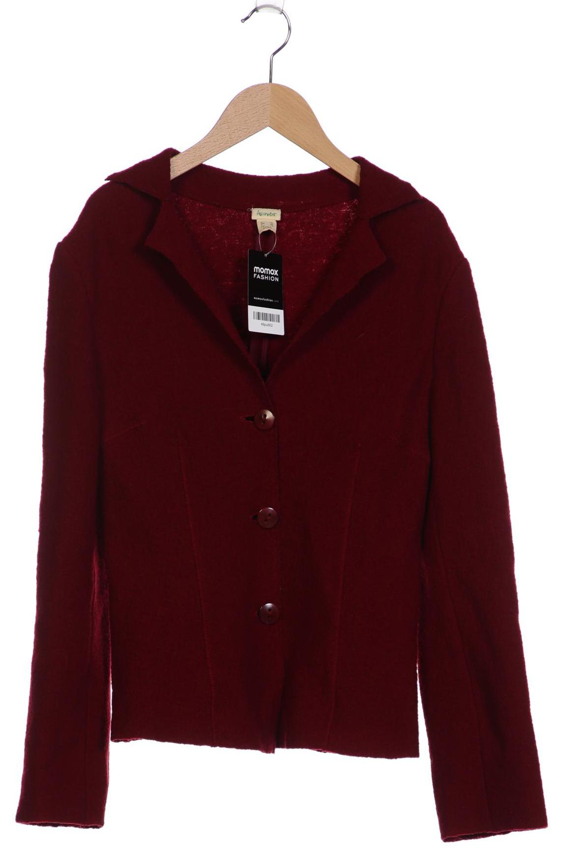 

hessnatur Damen Strickjacke, bordeaux, Gr. 34