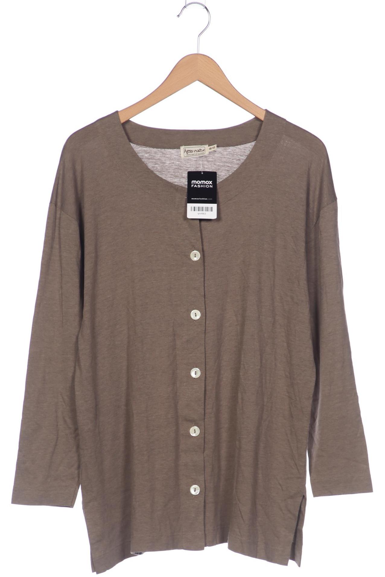 

hessnatur Damen Strickjacke, grau, Gr. 38