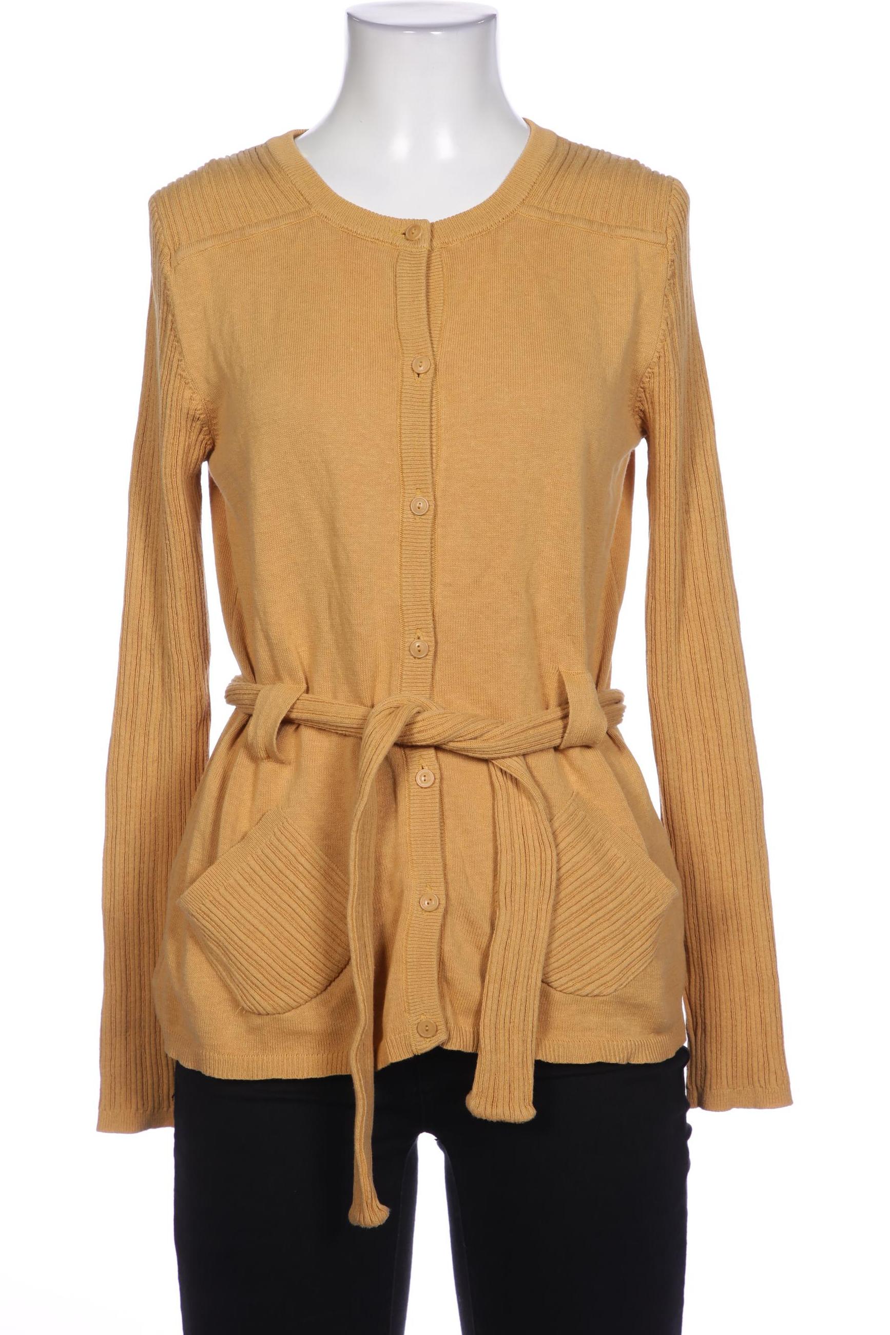 

hessnatur Damen Strickjacke, orange, Gr. 34