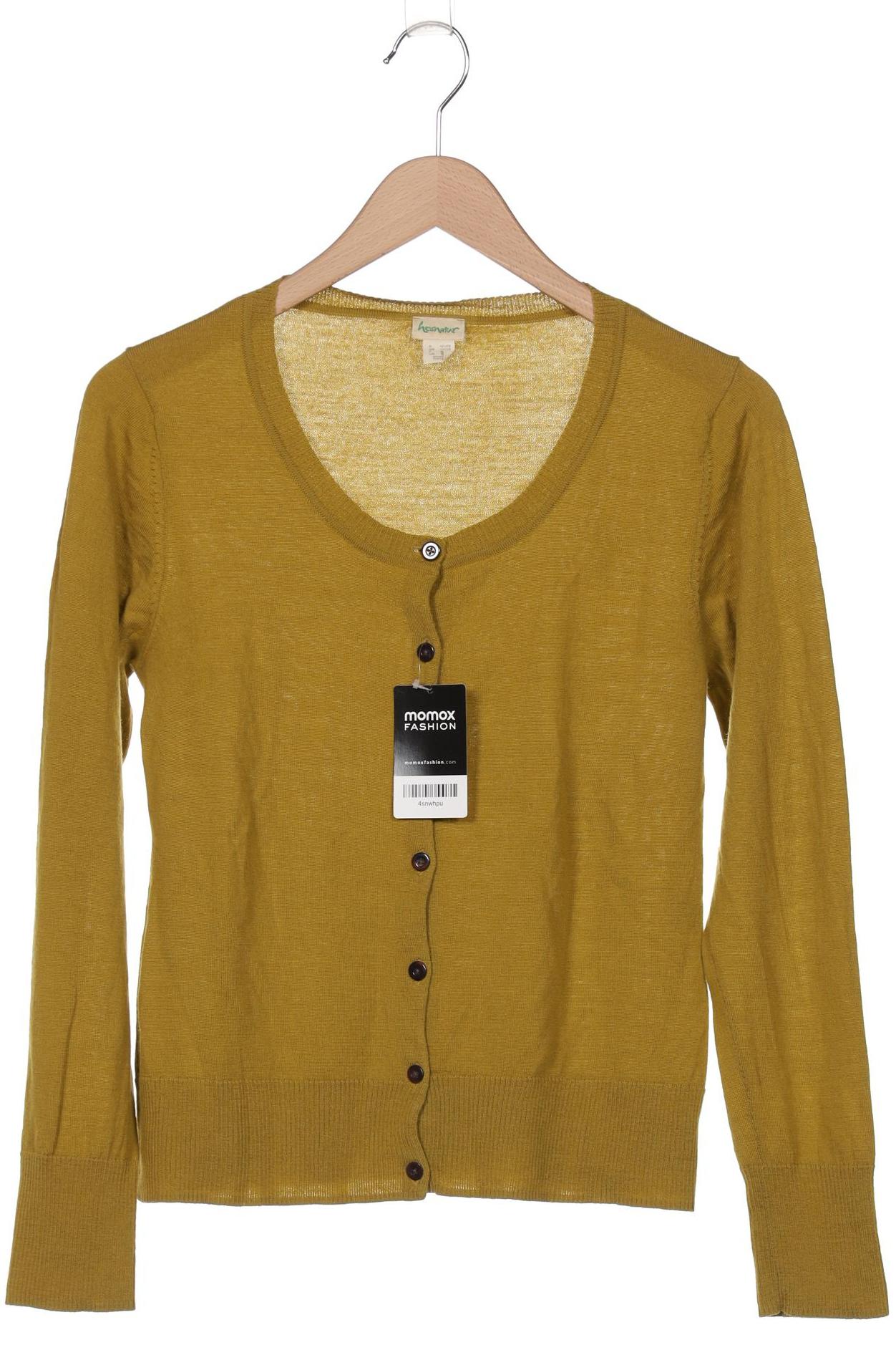 

hessnatur Damen Strickjacke, grün, Gr. 40