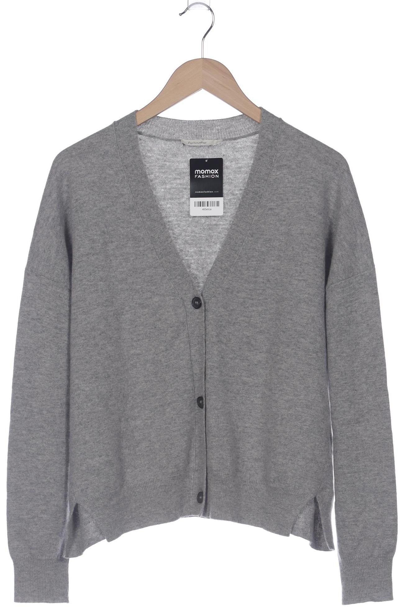 

hessnatur Damen Strickjacke, grau, Gr. 42