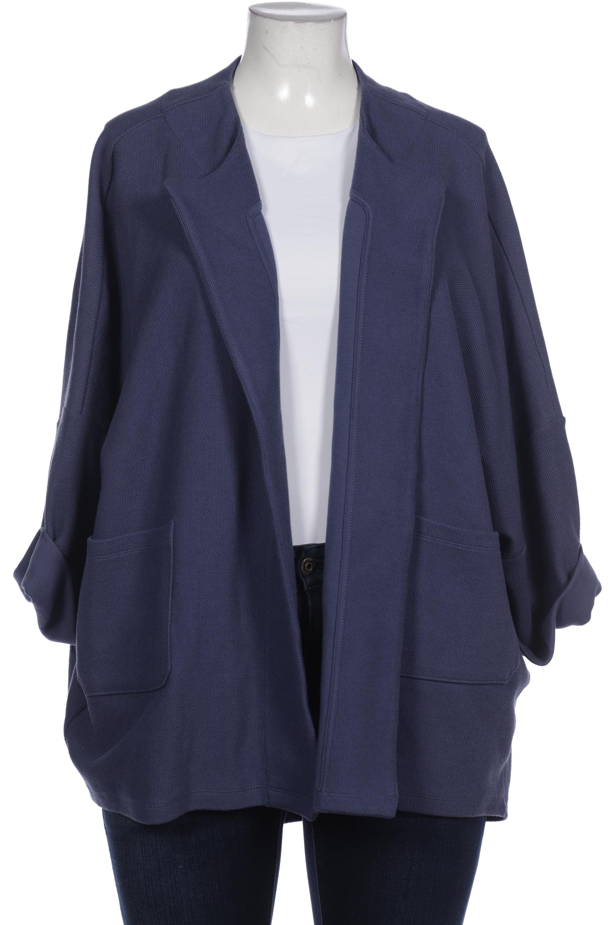 

hessnatur Damen Strickjacke, blau, Gr. 42