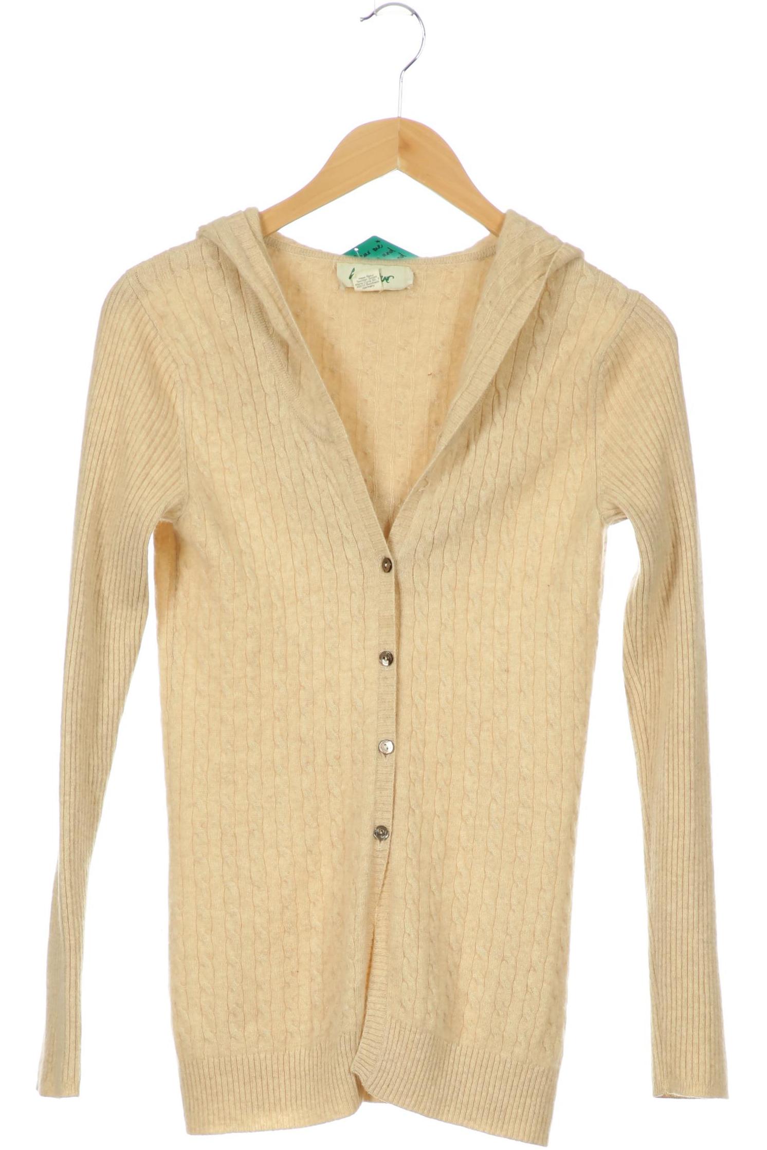 

hessnatur Damen Strickjacke, beige, Gr. 34