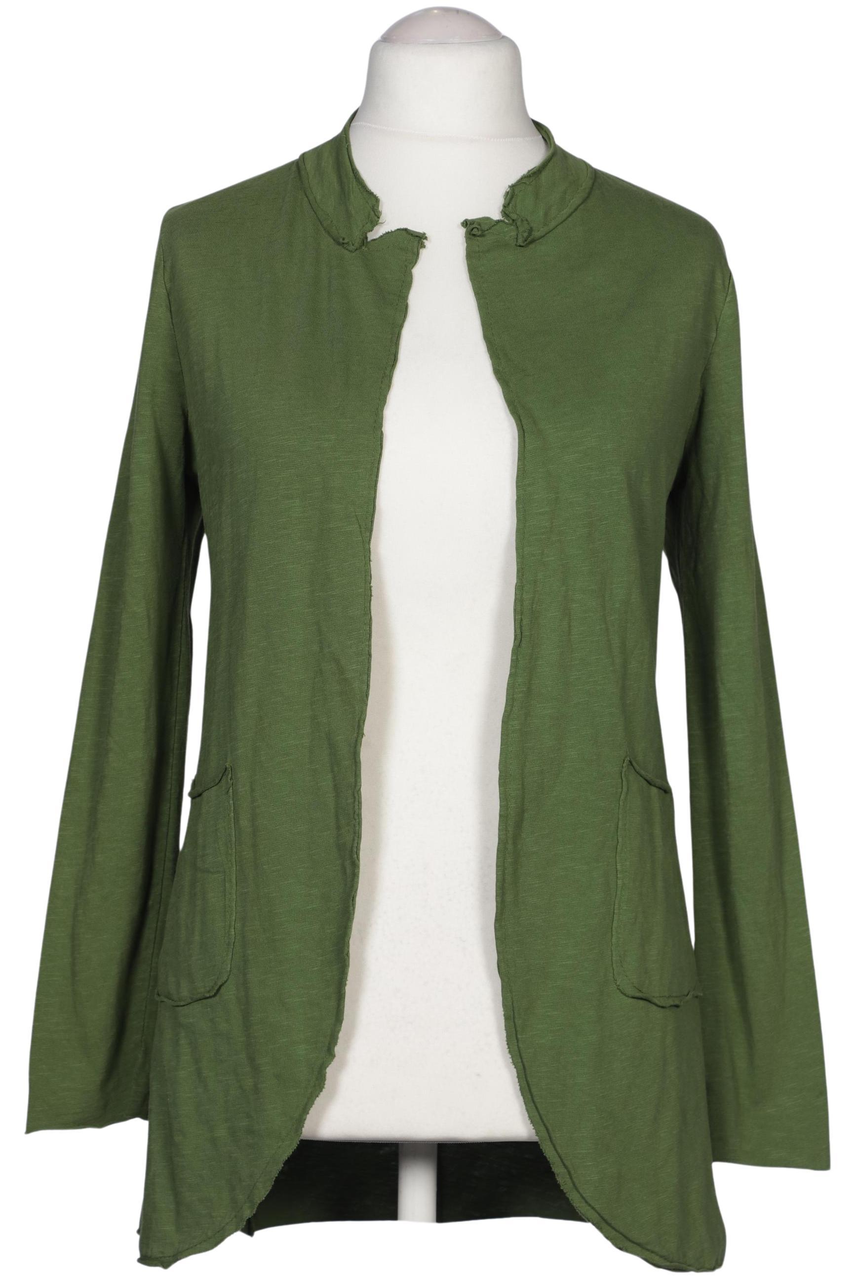 

hessnatur Damen Strickjacke, grün, Gr. 40