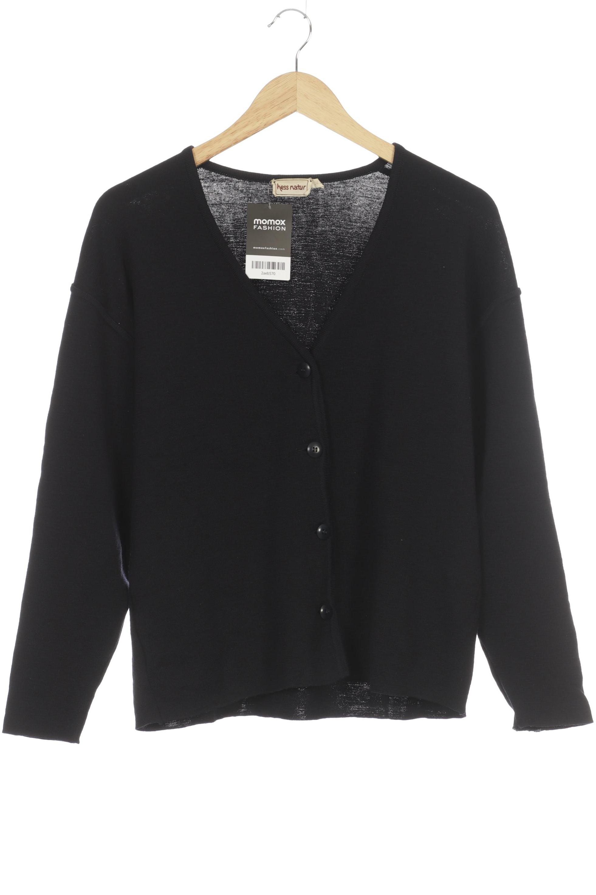 

hessnatur Damen Strickjacke, blau, Gr. 34
