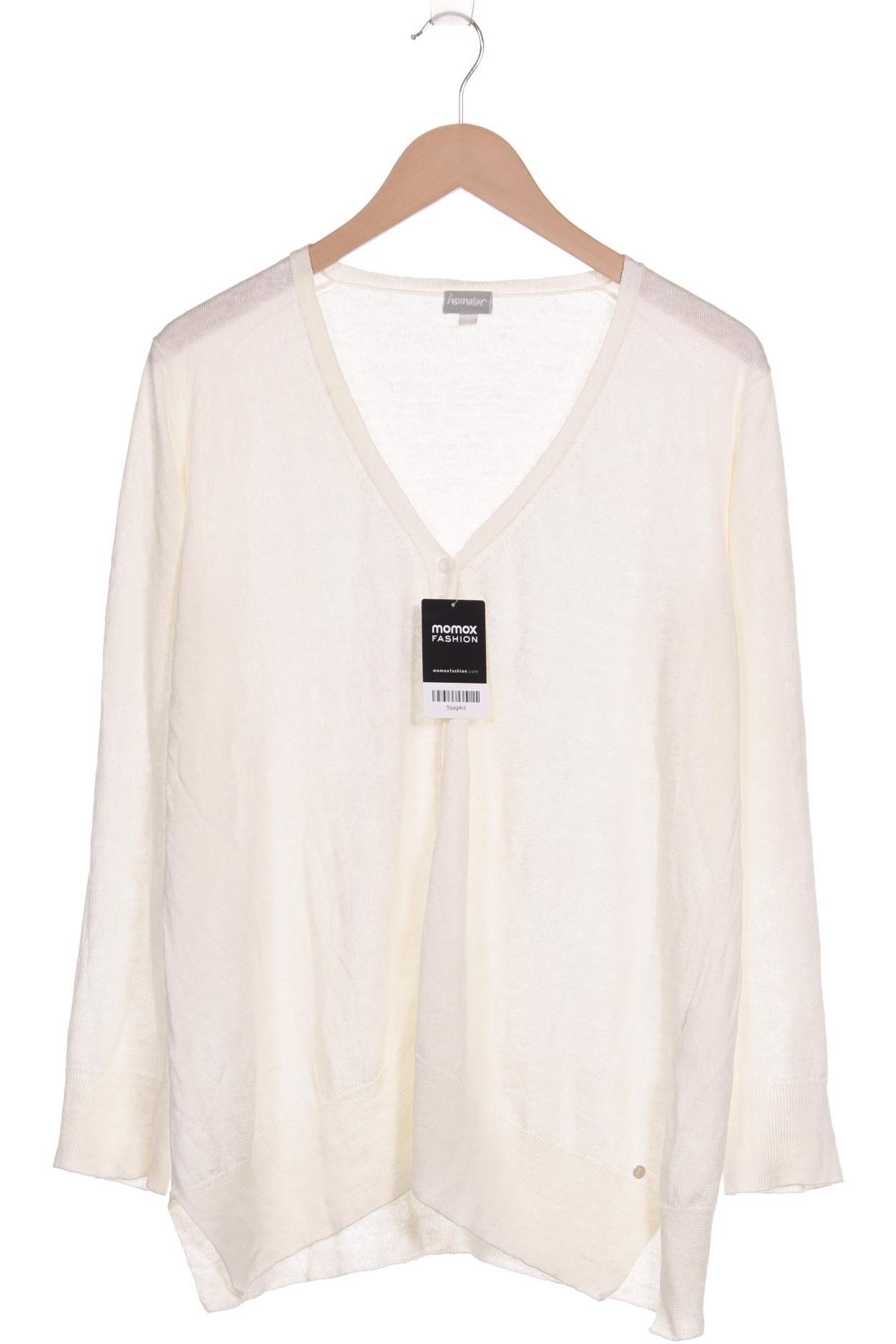 

hessnatur Damen Strickjacke, weiß, Gr. 40