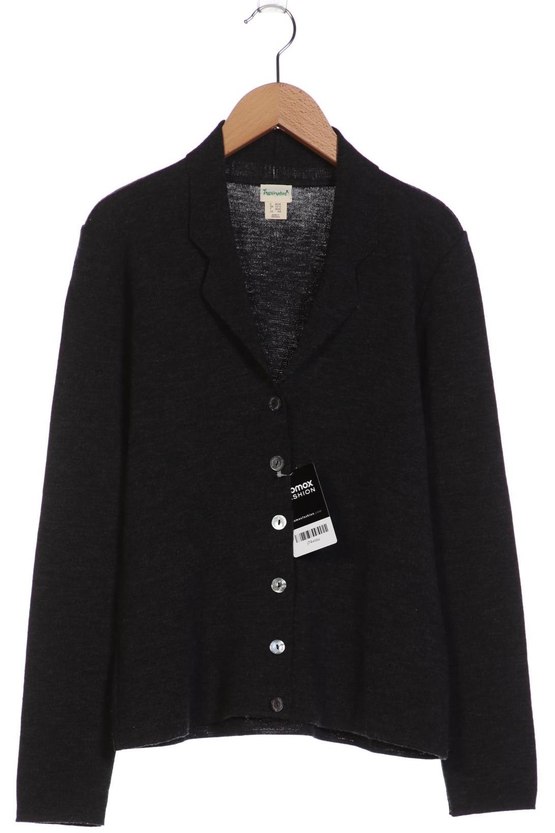 

hessnatur Damen Strickjacke, grau, Gr. 36