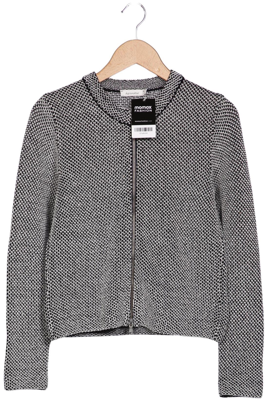 

hessnatur Damen Strickjacke, grau, Gr. 34