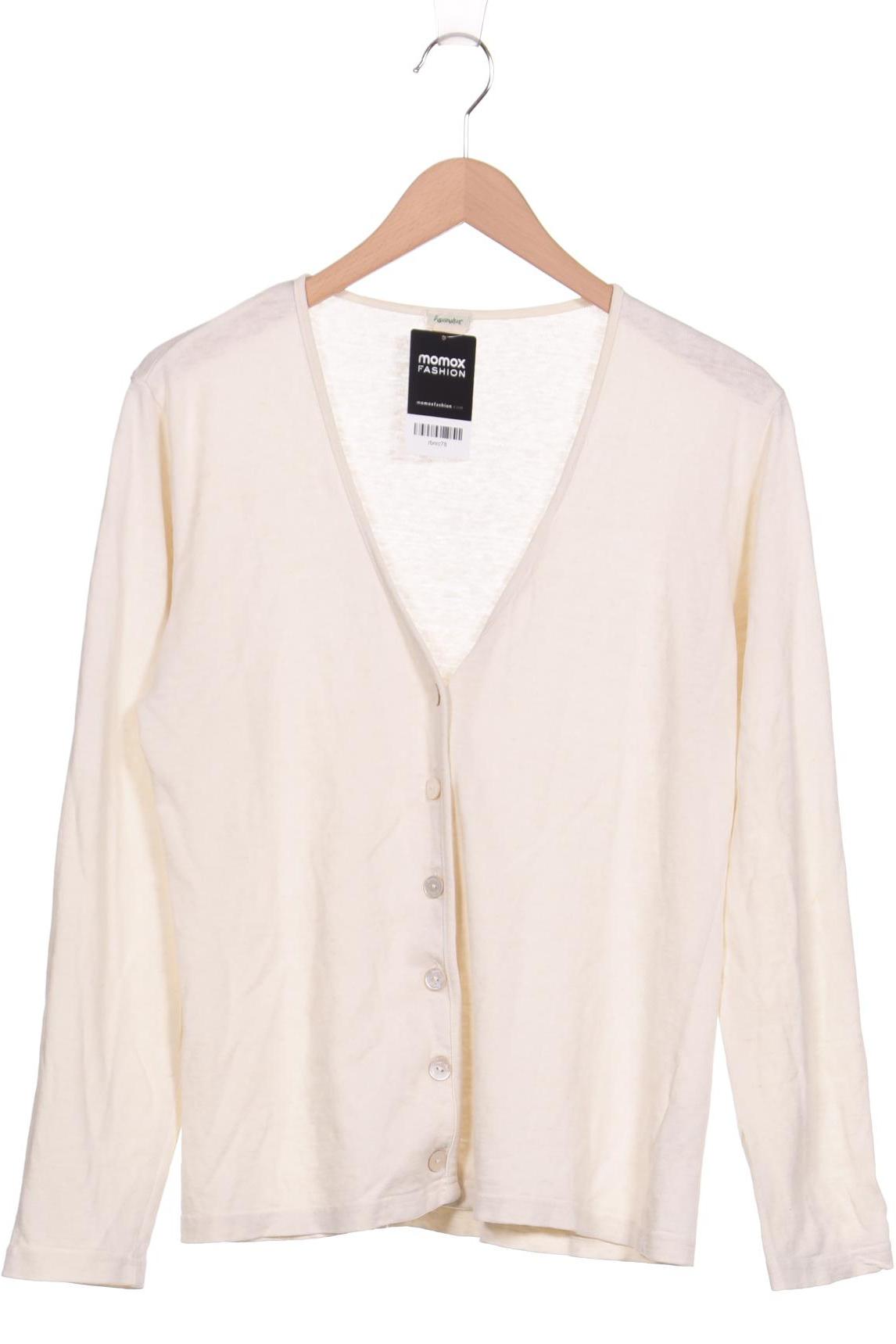 

hessnatur Damen Strickjacke, cremeweiß, Gr. 40