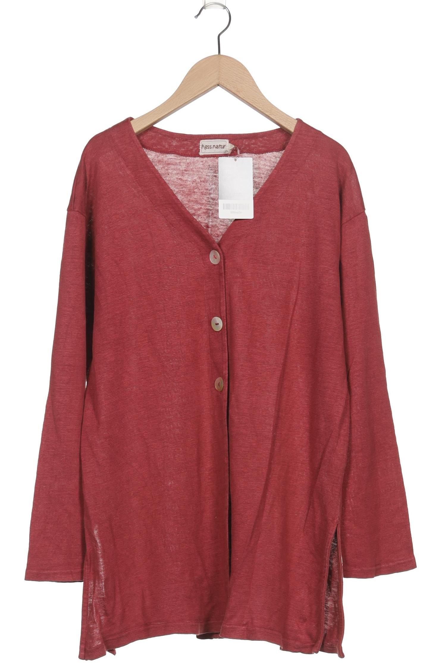 

hessnatur Damen Strickjacke, rot, Gr. 42