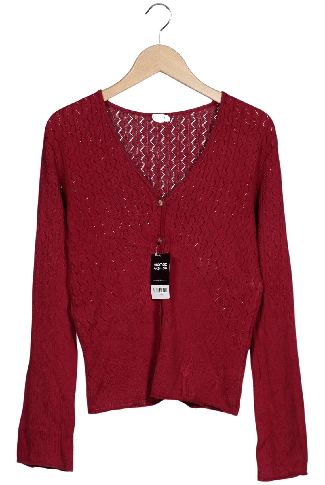 

hessnatur Damen Strickjacke, rot, Gr. 38