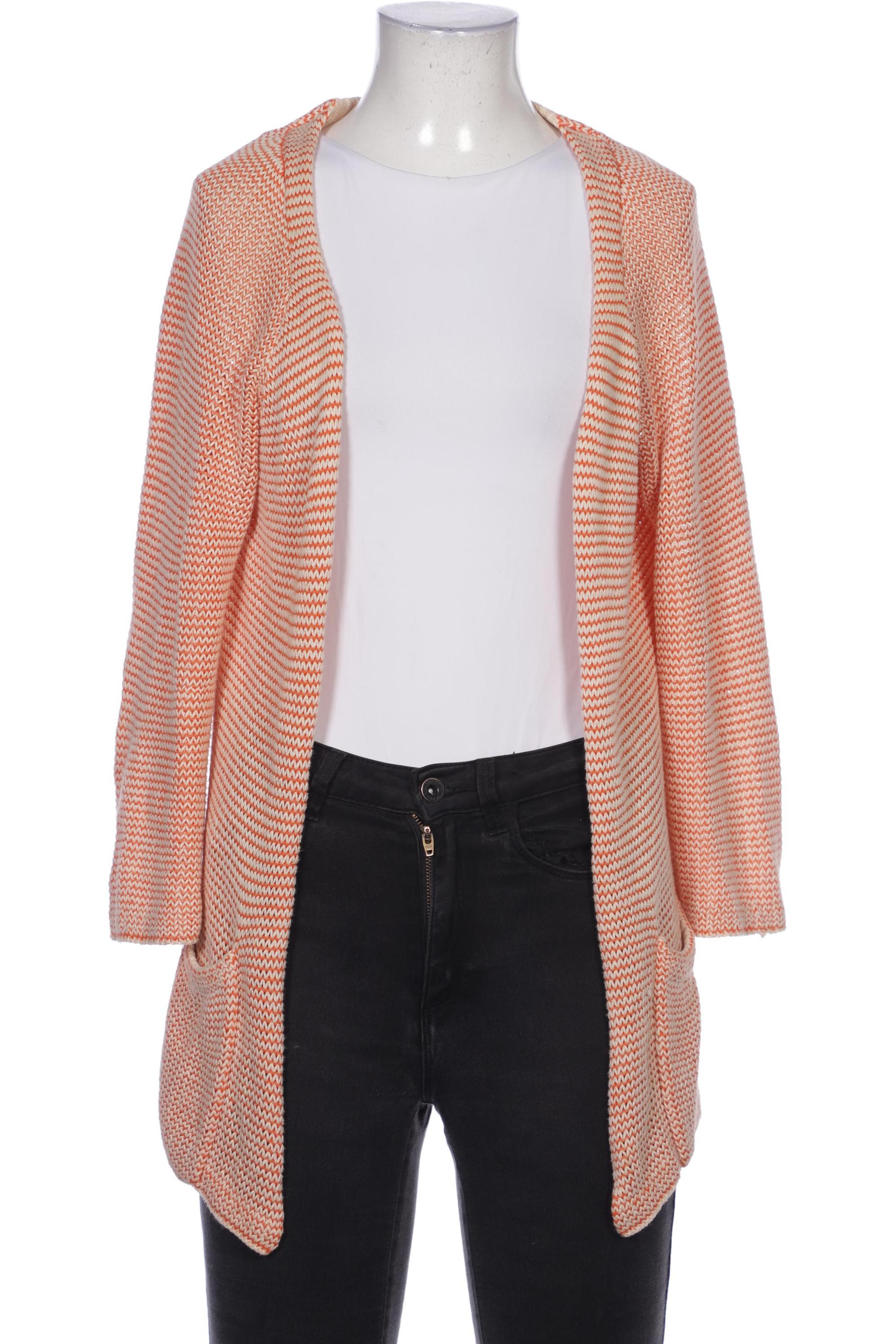 

hessnatur Damen Strickjacke, orange, Gr. 34