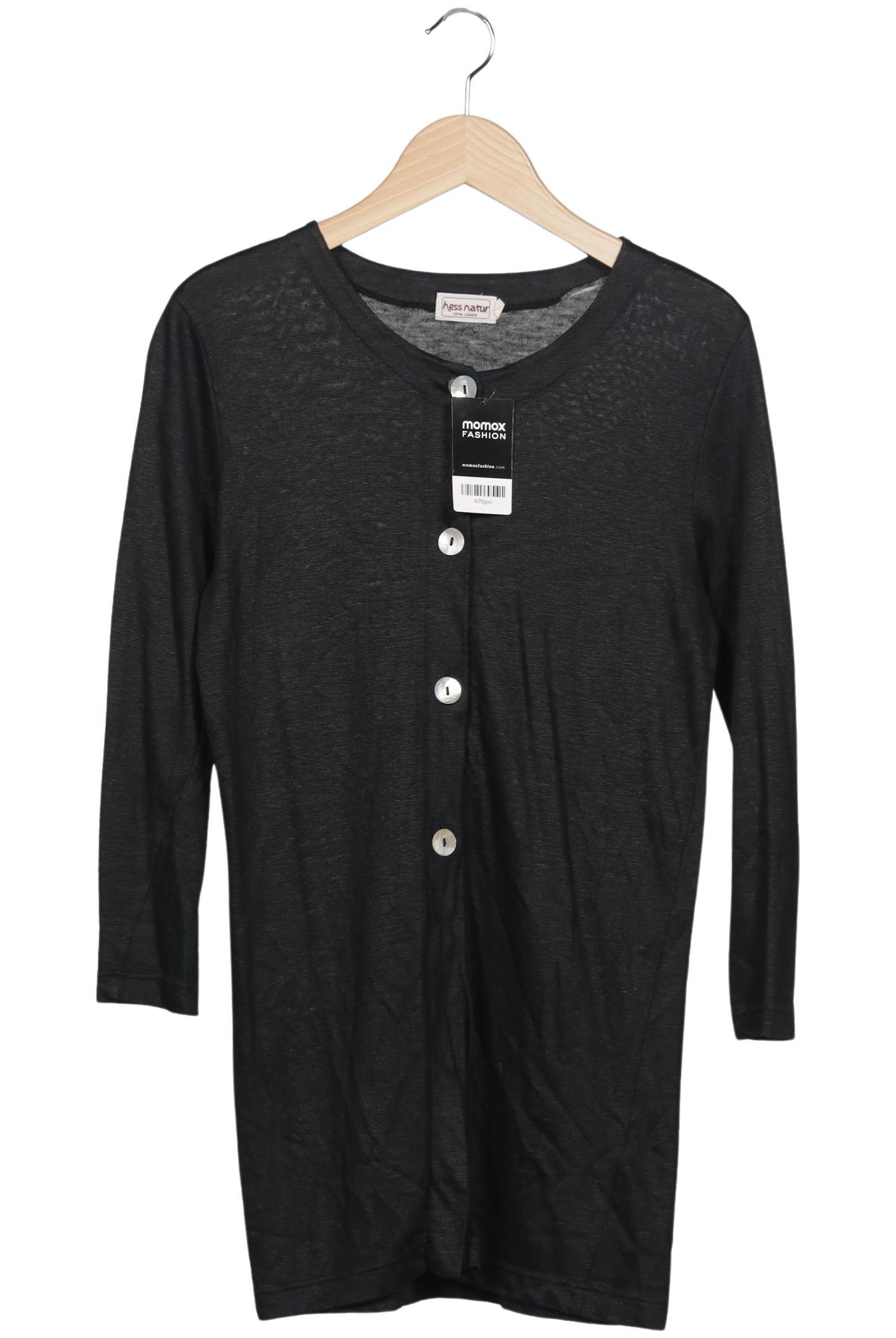 

hessnatur Damen Strickjacke, schwarz, Gr. 36