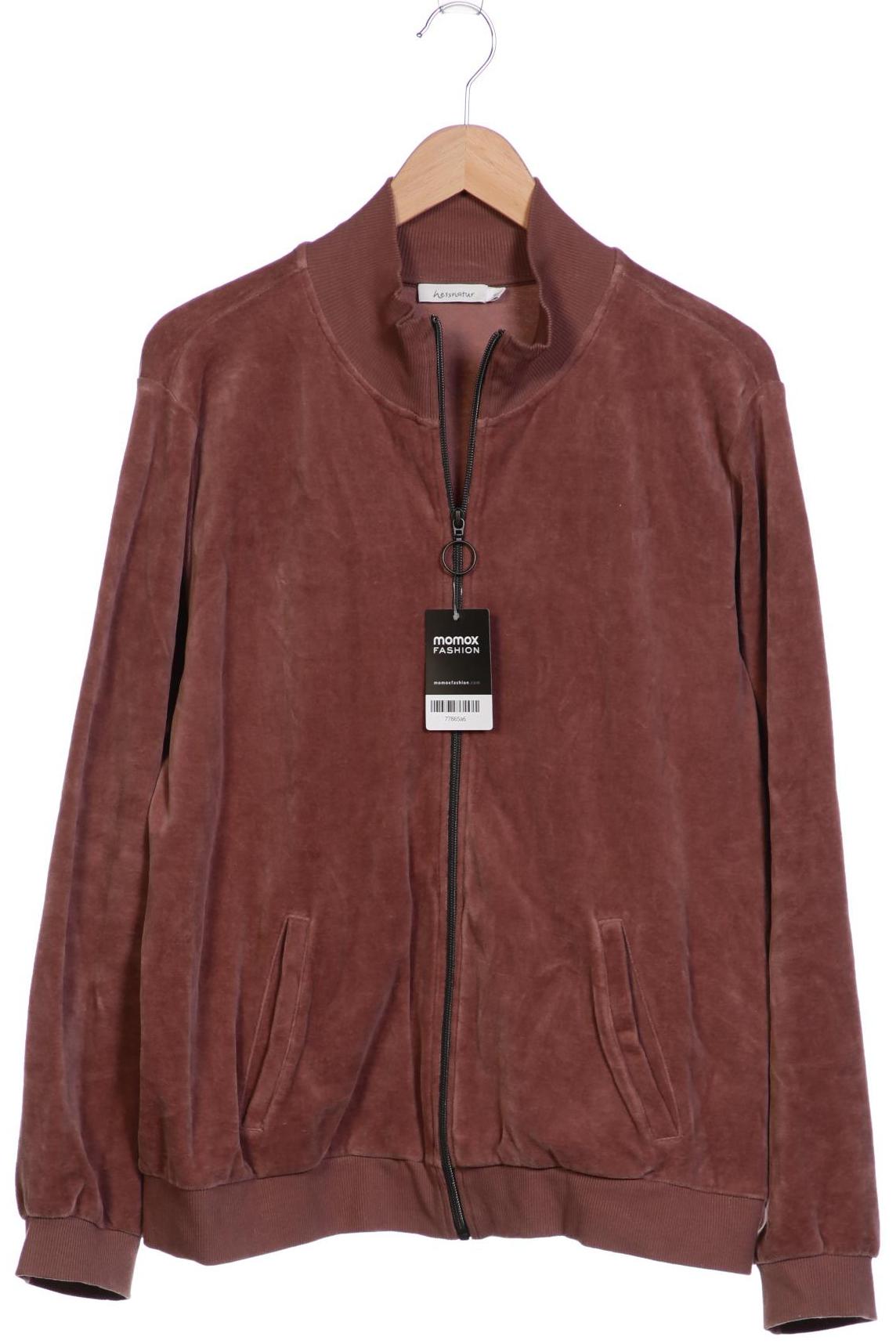 

hessnatur Damen Strickjacke, braun, Gr. 48