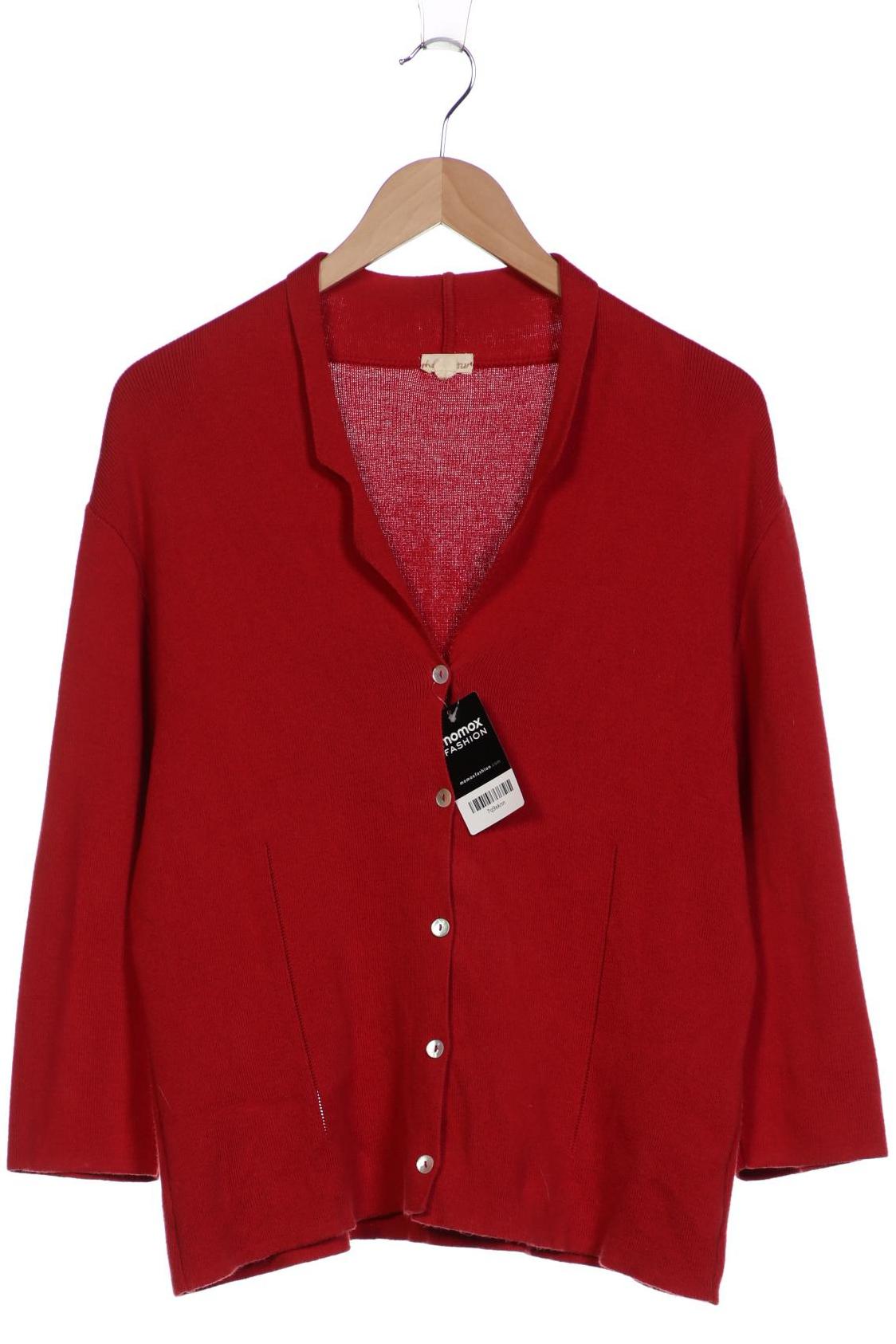 

hessnatur Damen Strickjacke, rot, Gr. 42