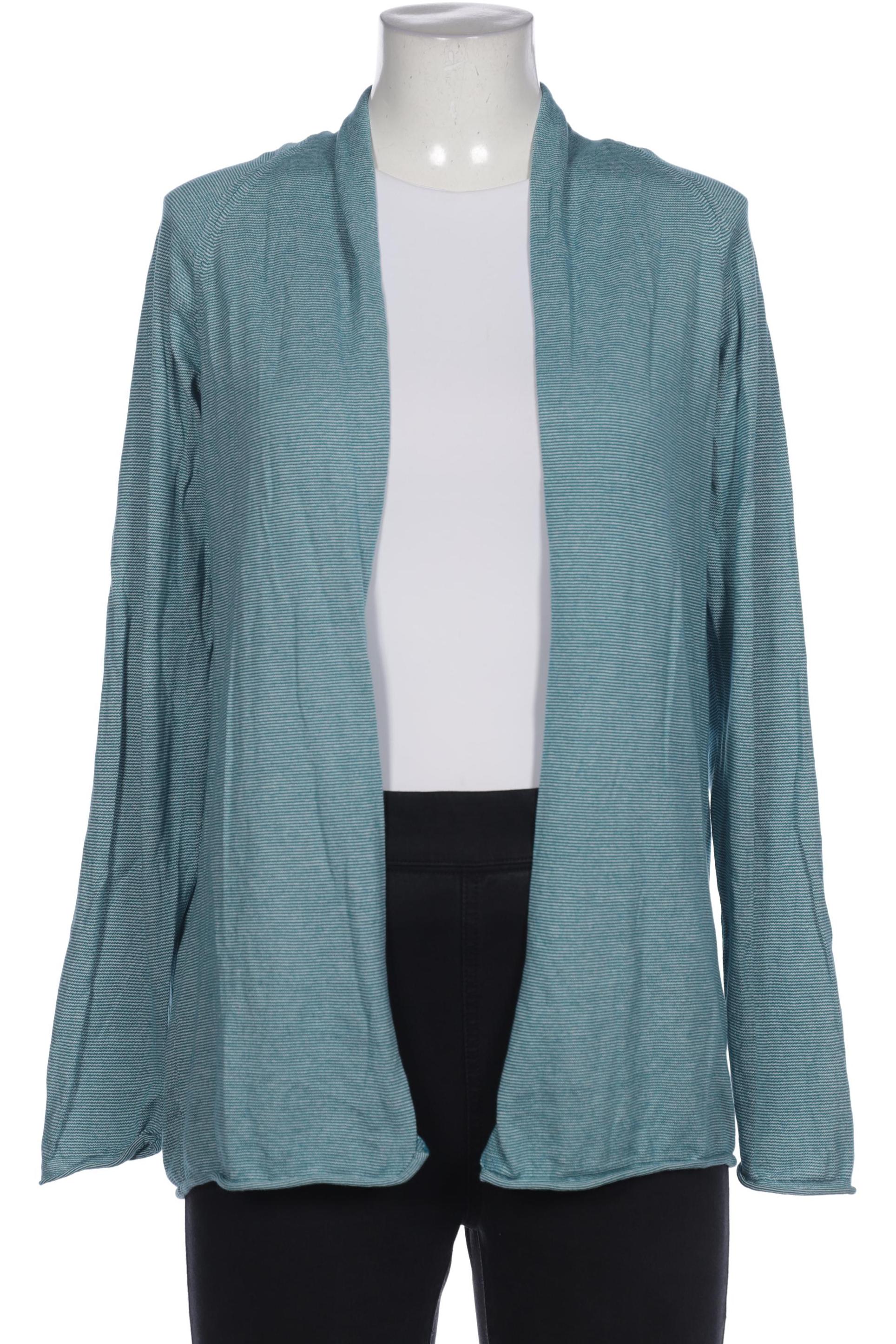 

hessnatur Damen Strickjacke, türkis, Gr. 38