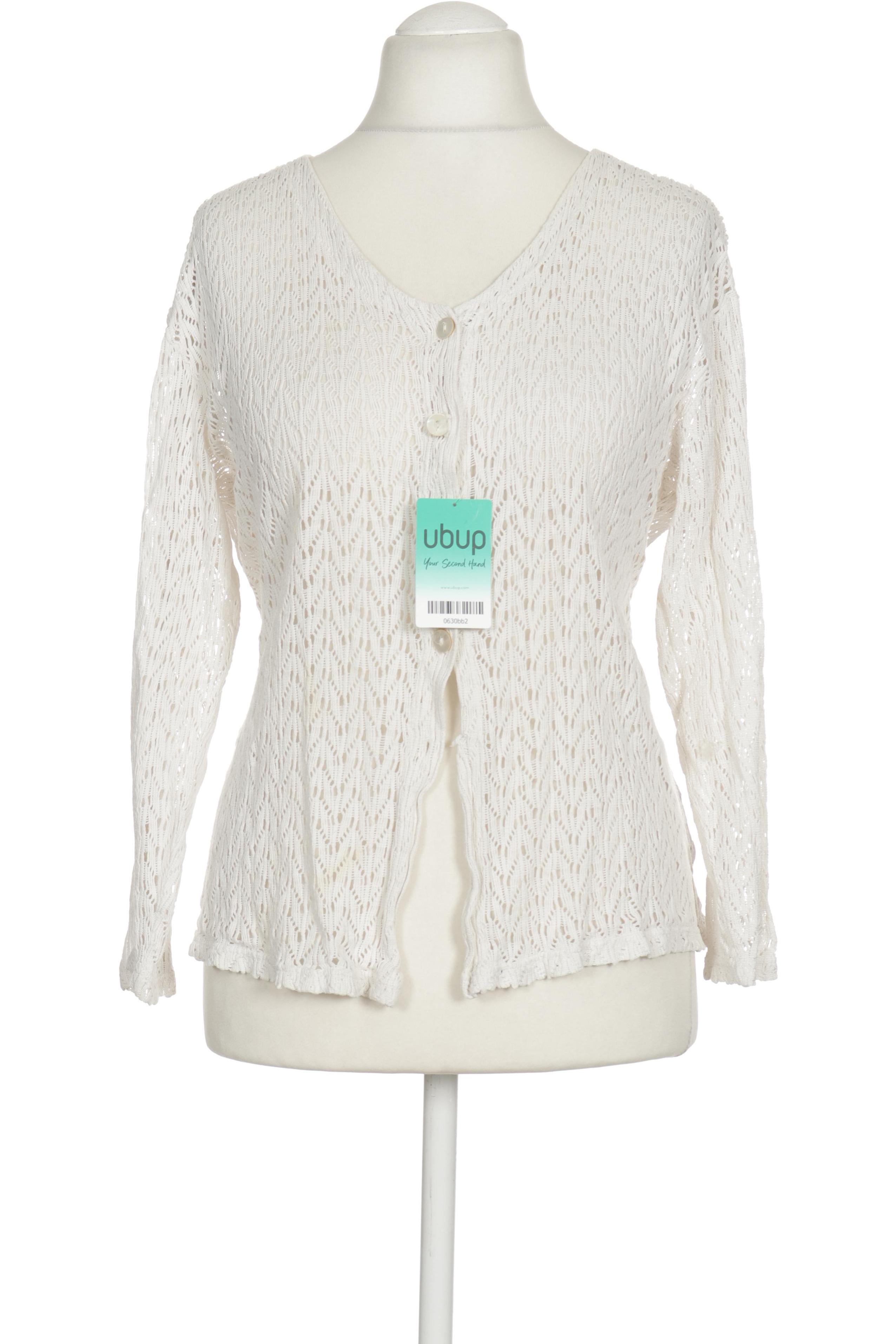 

hessnatur Damen Strickjacke, weiß, Gr. 38