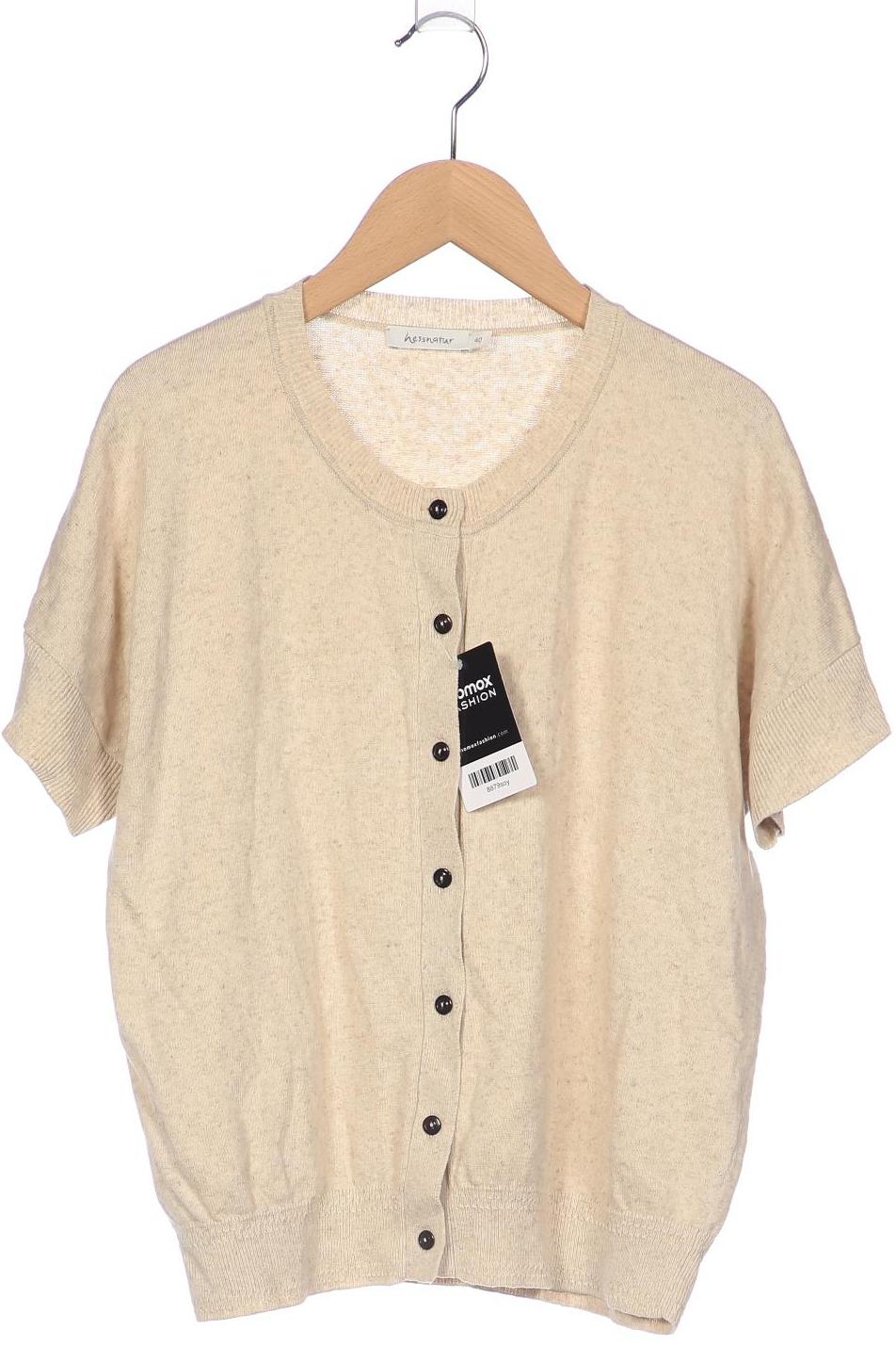 

hessnatur Damen Strickjacke, beige, Gr. 40