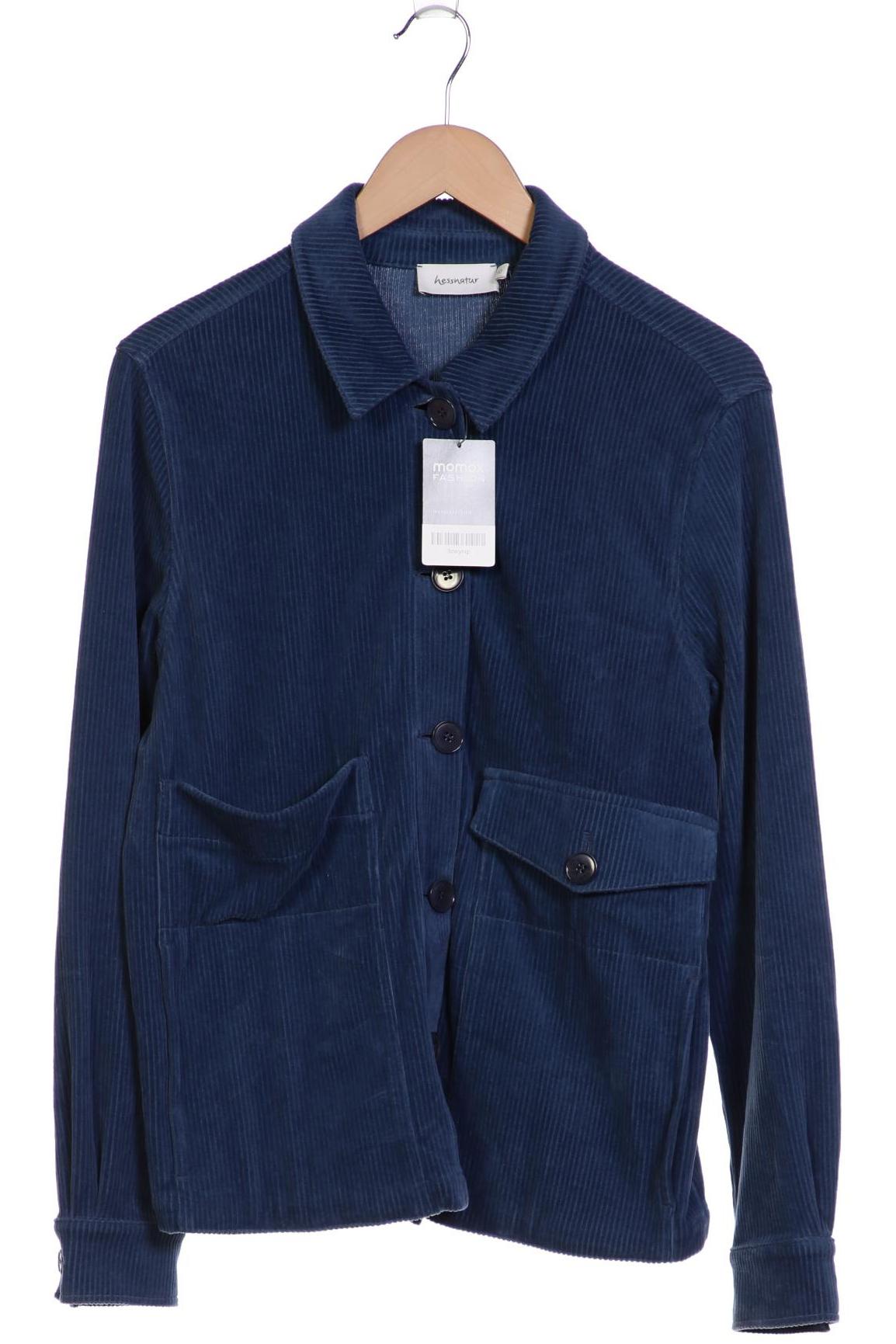 

hessnatur Damen Strickjacke, blau, Gr. 40