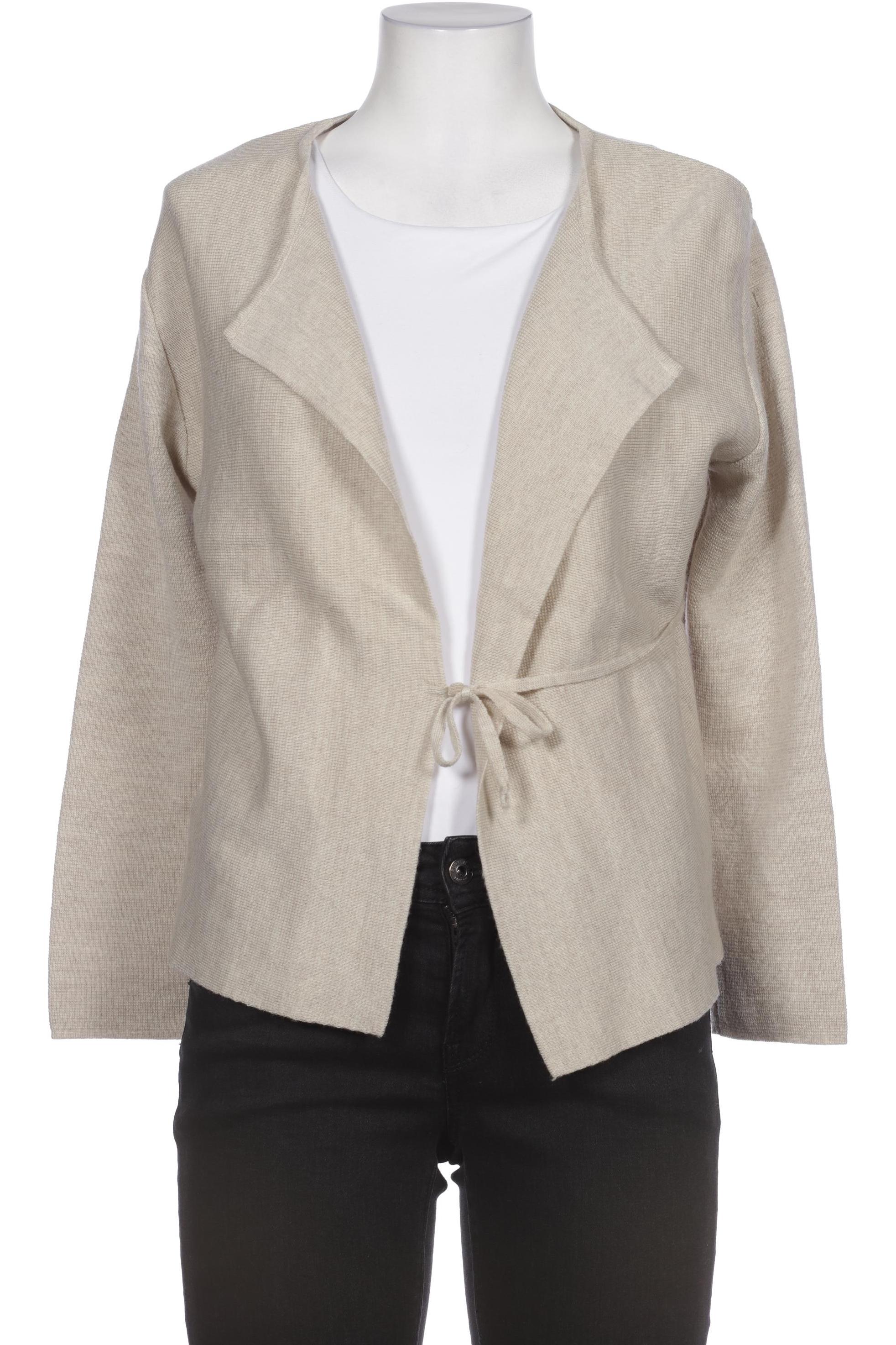 

hessnatur Damen Strickjacke, beige, Gr. 38