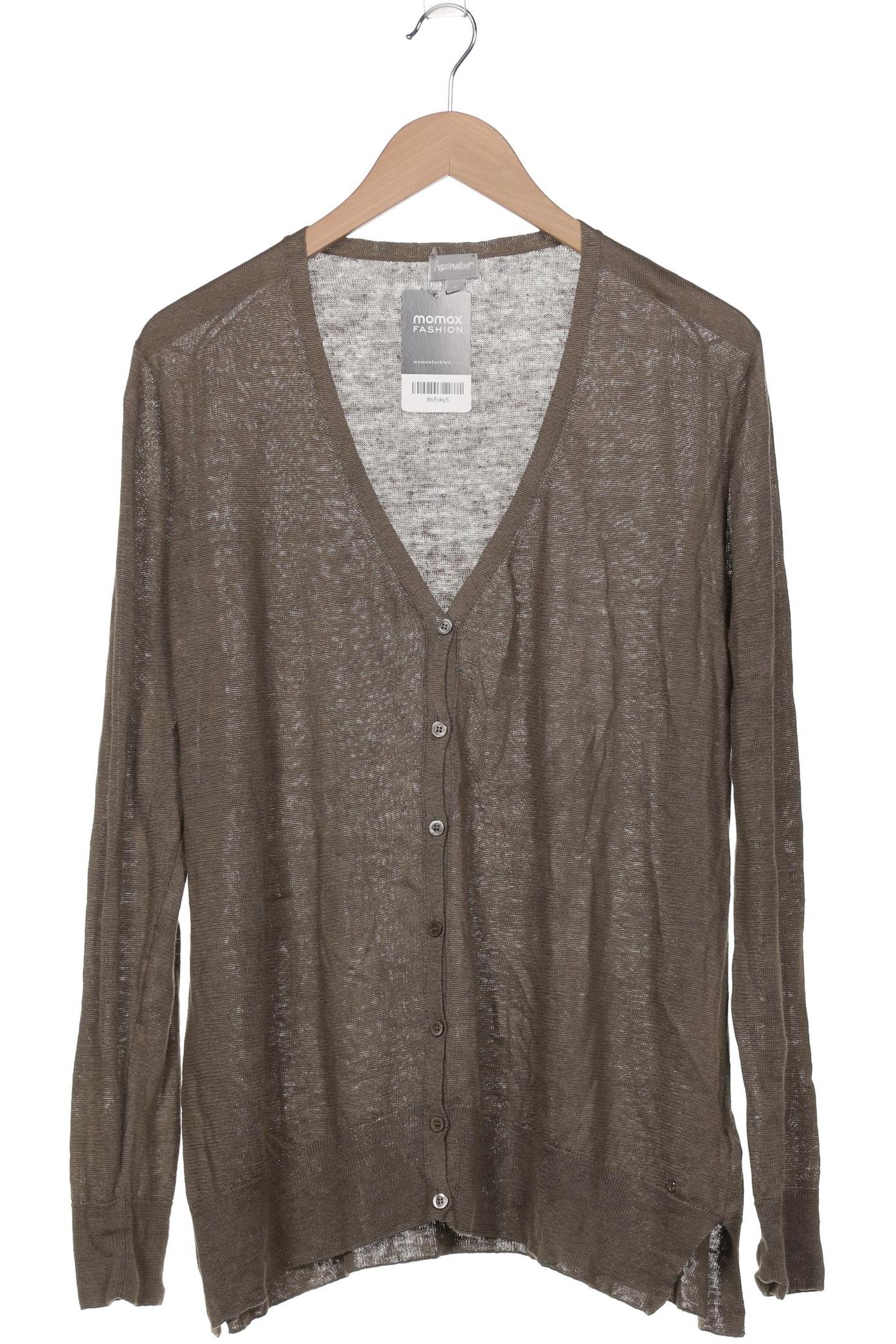 

hessnatur Damen Strickjacke, braun, Gr. 42