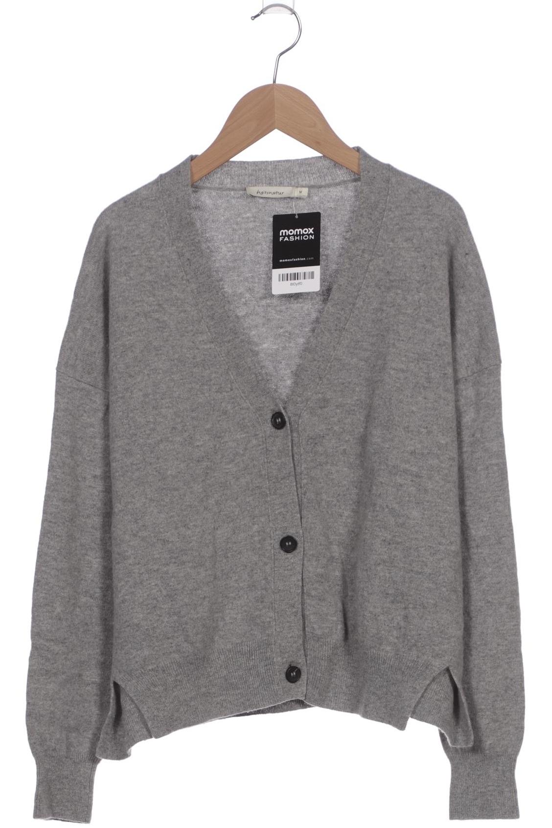 

hessnatur Damen Strickjacke, grau, Gr. 38