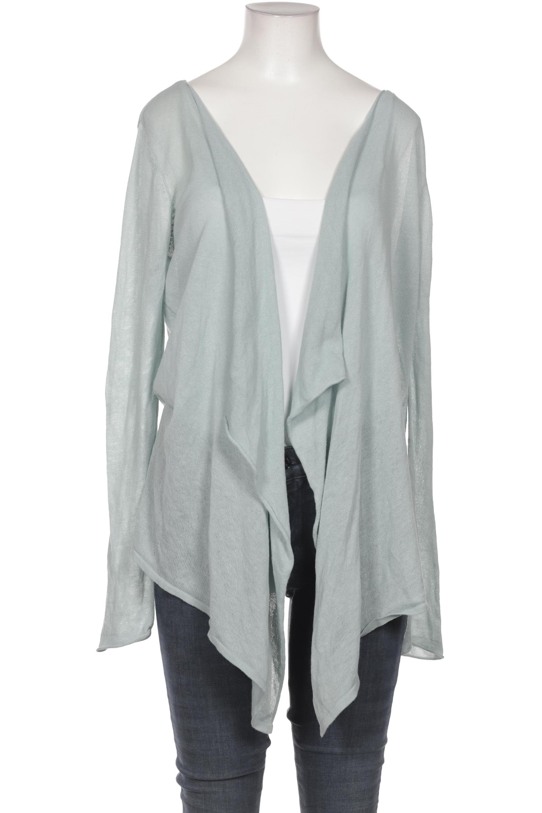 

hessnatur Damen Strickjacke, türkis, Gr. 38