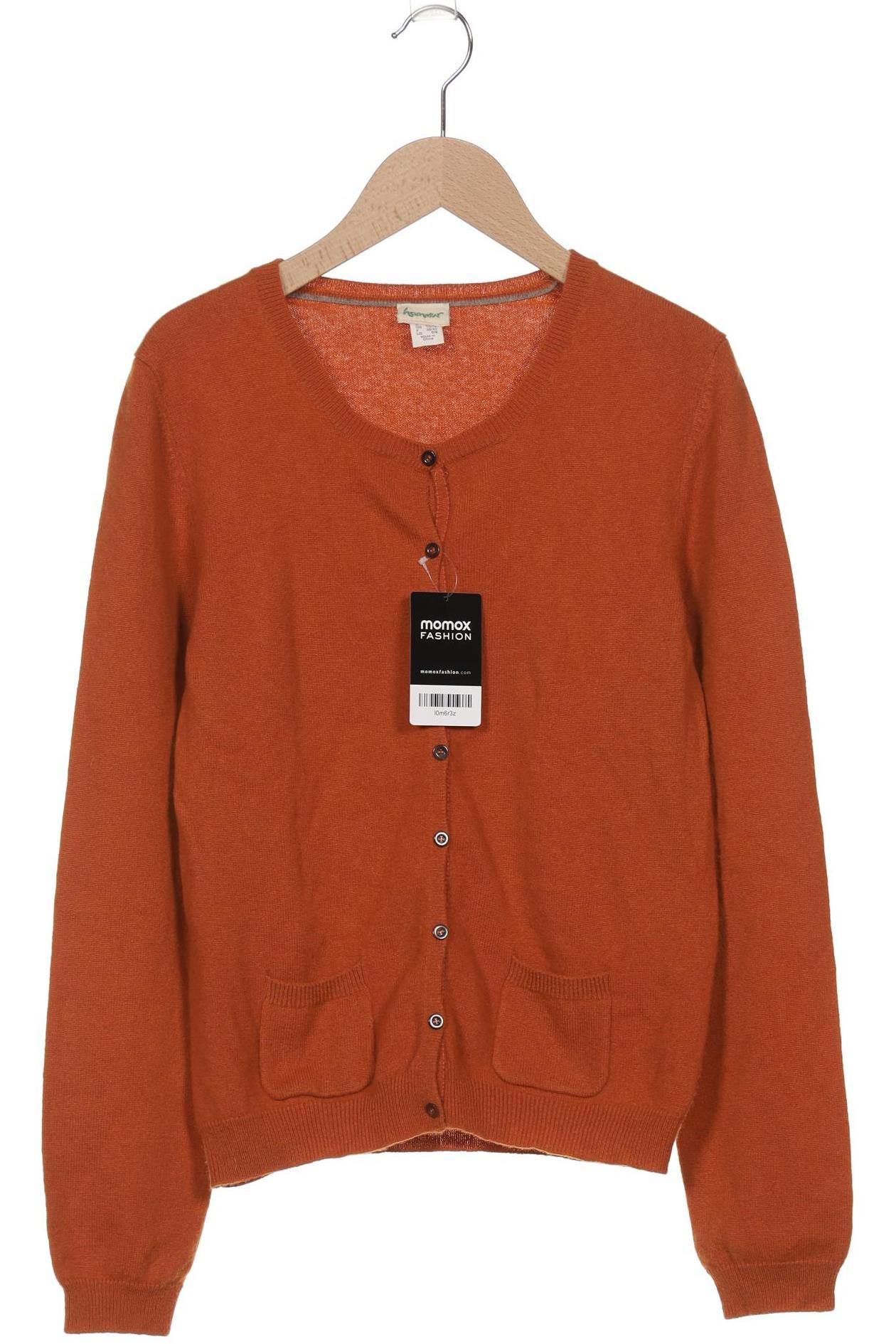 

hessnatur Damen Strickjacke, orange, Gr. 36