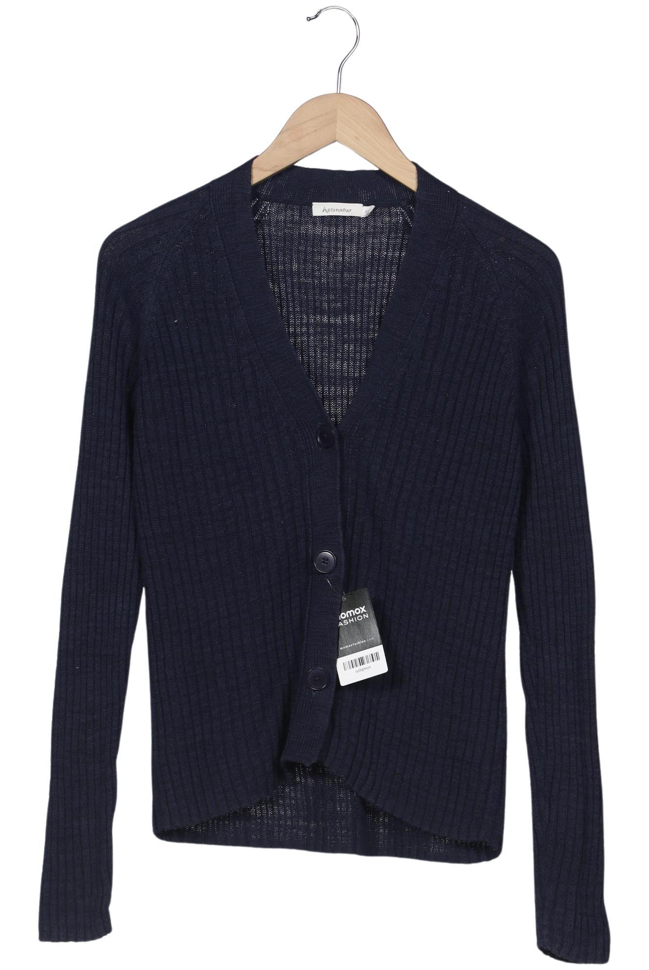 

hessnatur Damen Strickjacke, marineblau, Gr. 42