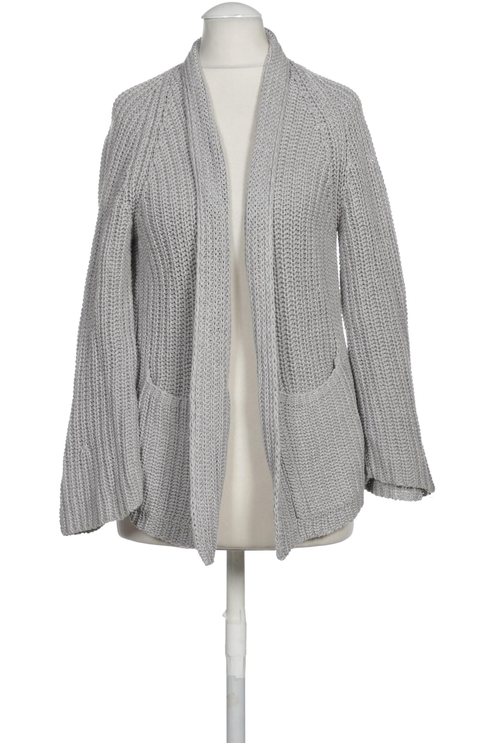 

hessnatur Damen Strickjacke, grau, Gr. 34