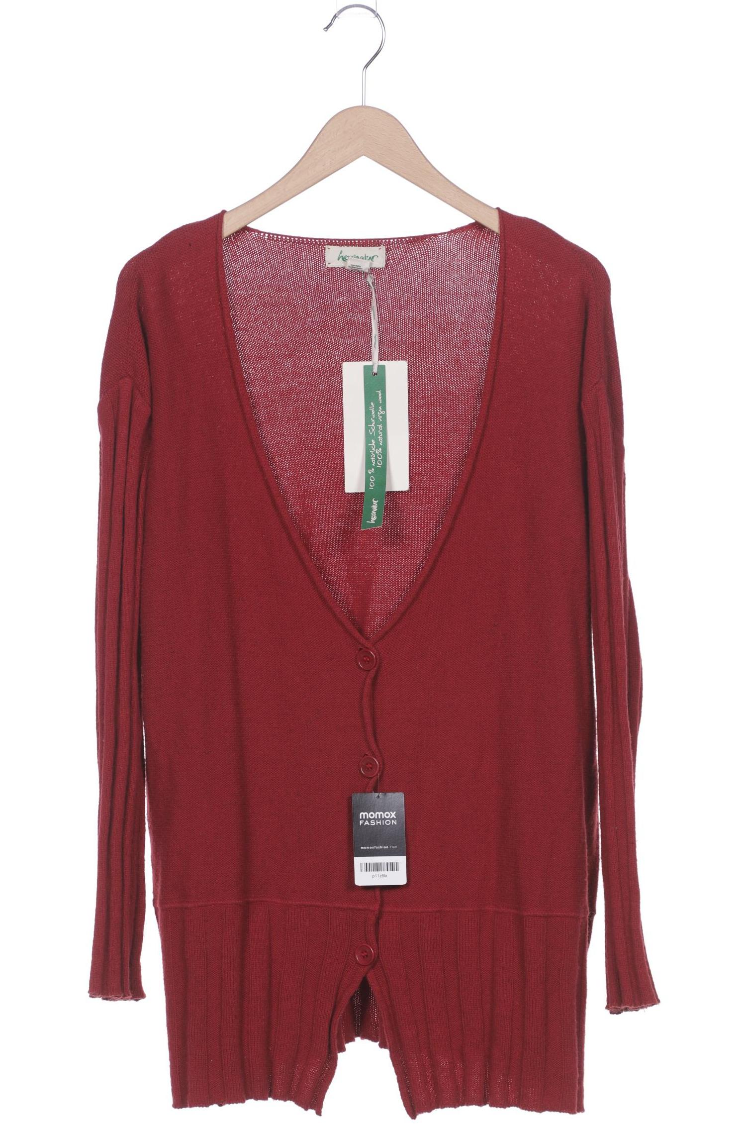 

hessnatur Damen Strickjacke, bordeaux, Gr. 42