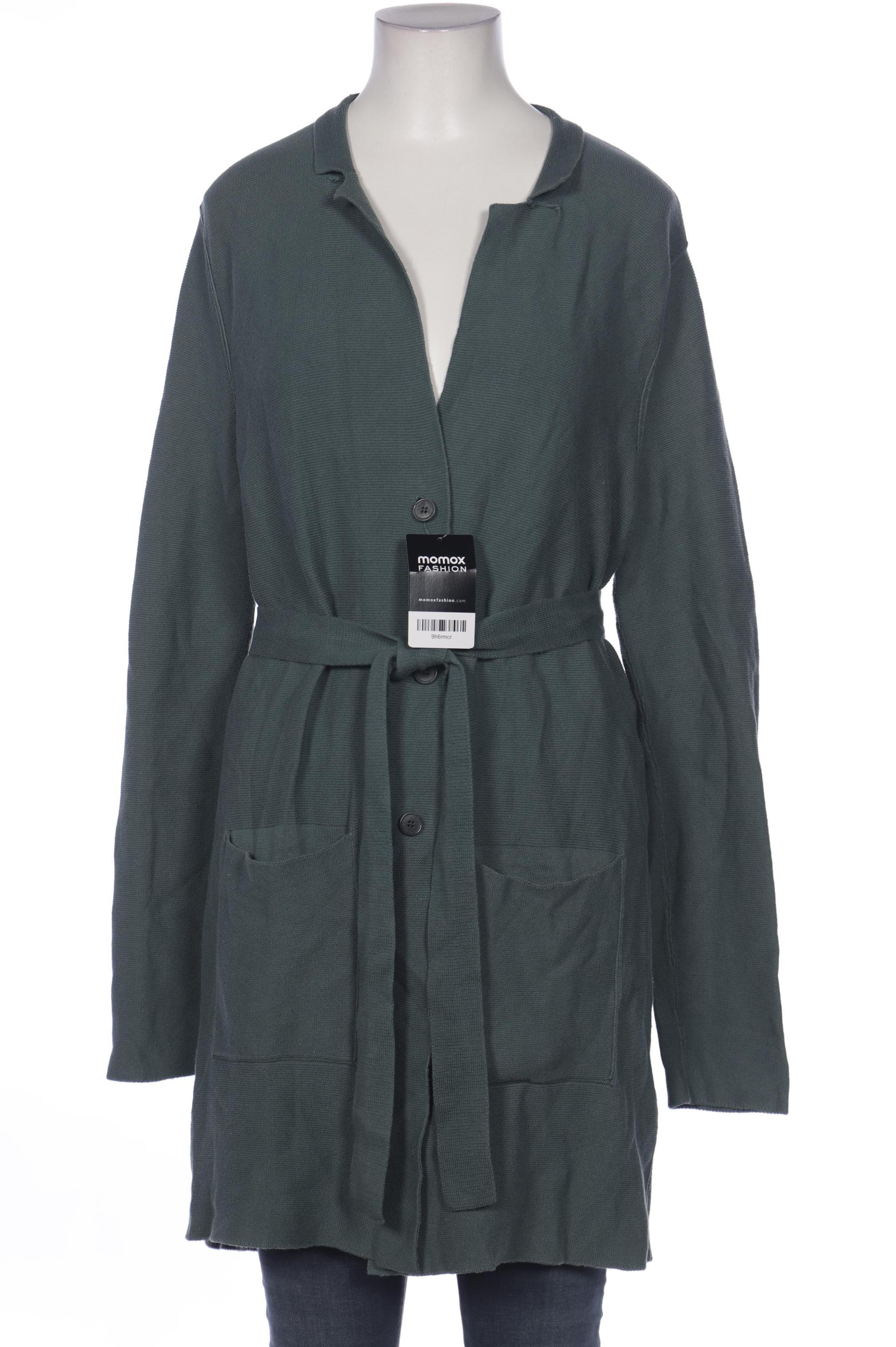 

hessnatur Damen Strickjacke, grün, Gr. 38