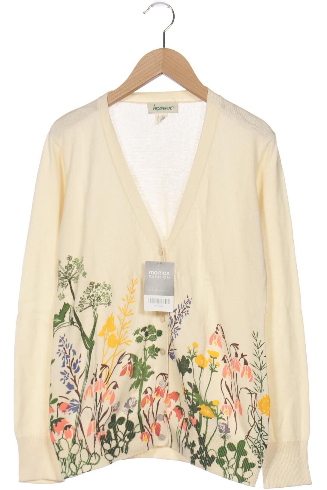 

hessnatur Damen Strickjacke, beige, Gr. 36