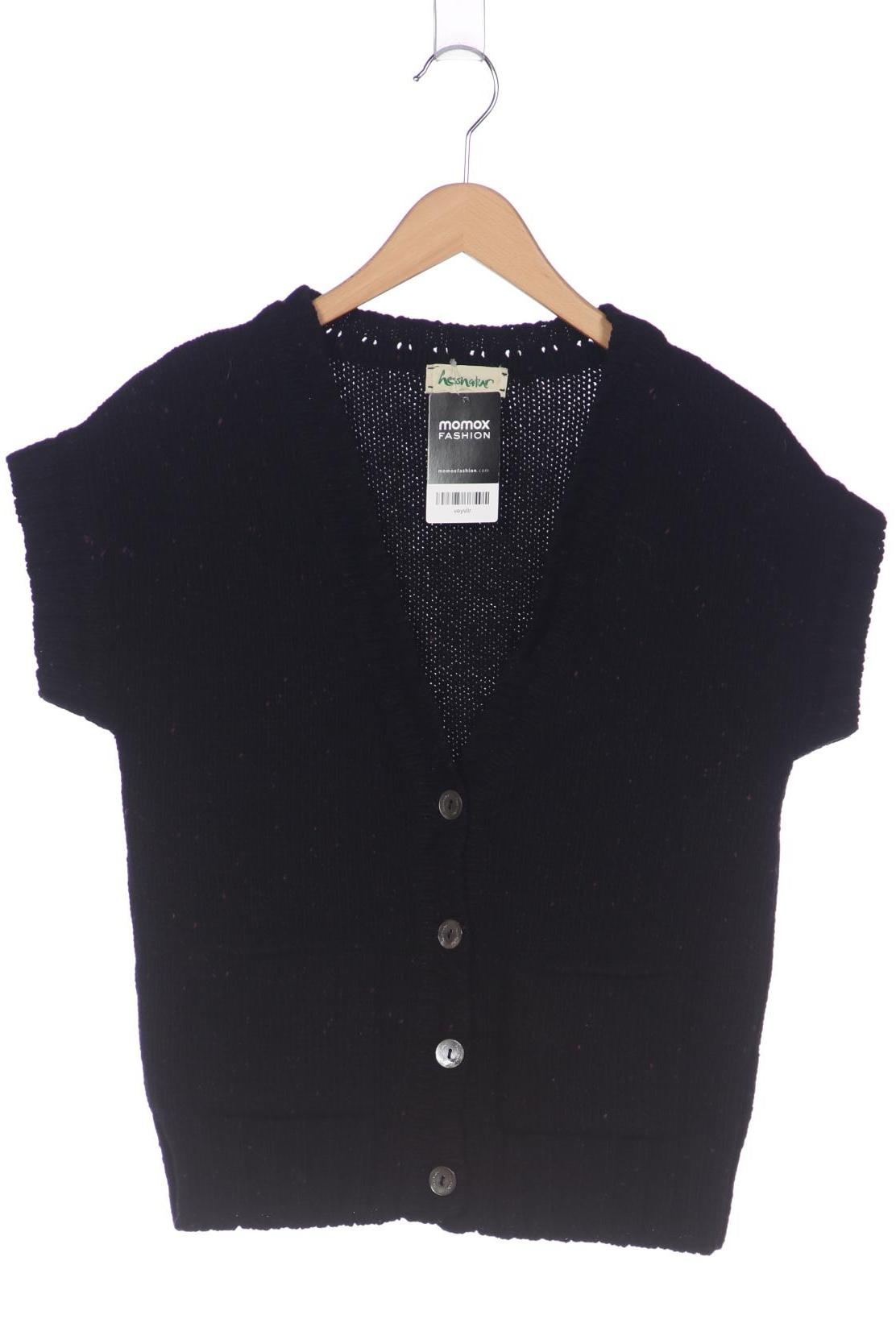 

hessnatur Damen Strickjacke, schwarz, Gr. 36