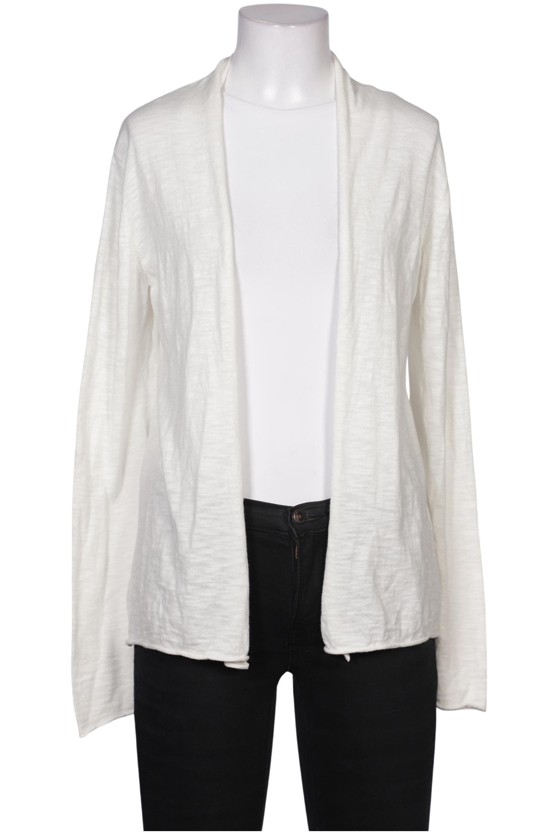 

hessnatur Damen Strickjacke, weiß, Gr. 36