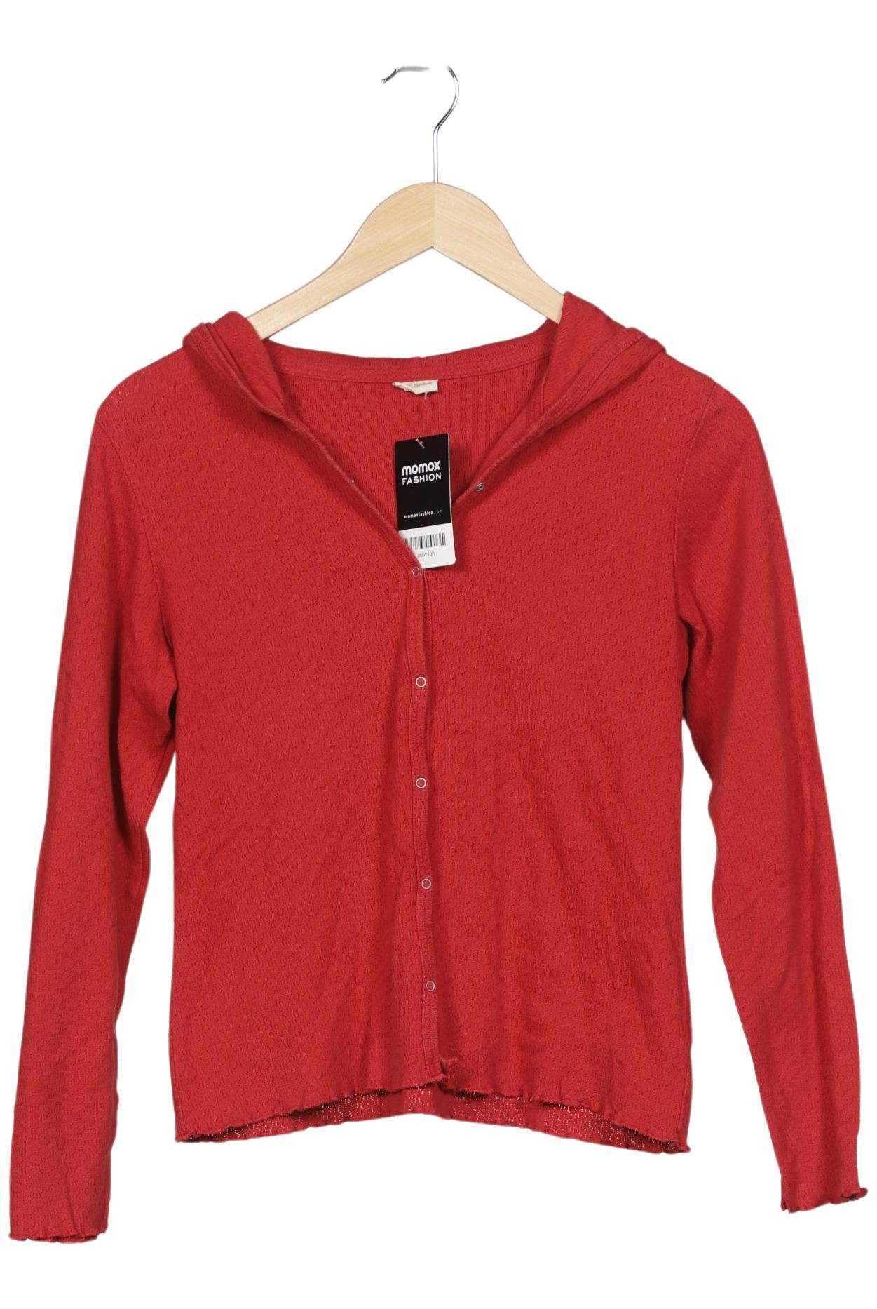 

hessnatur Damen Strickjacke, rot, Gr. 34